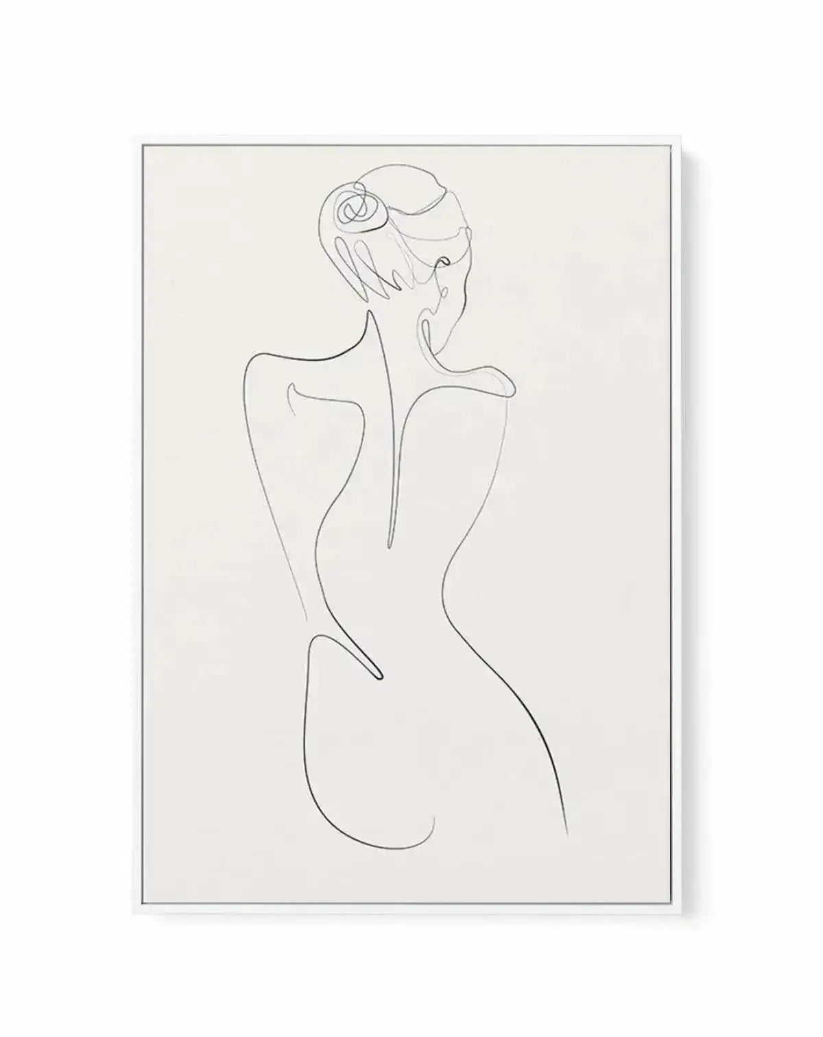 Line Figure I | Framed Canvas-CANVAS-You can shop wall art online with Olive et Oriel for everything from abstract art to fun kids wall art. Our beautiful modern art prints and canvas art are available from large canvas prints to wall art paintings and our proudly Australian artwork collection offers only the highest quality framed large wall art and canvas art Australia - You can buy fashion photography prints or Hampton print posters and paintings on canvas from Olive et Oriel and have them de