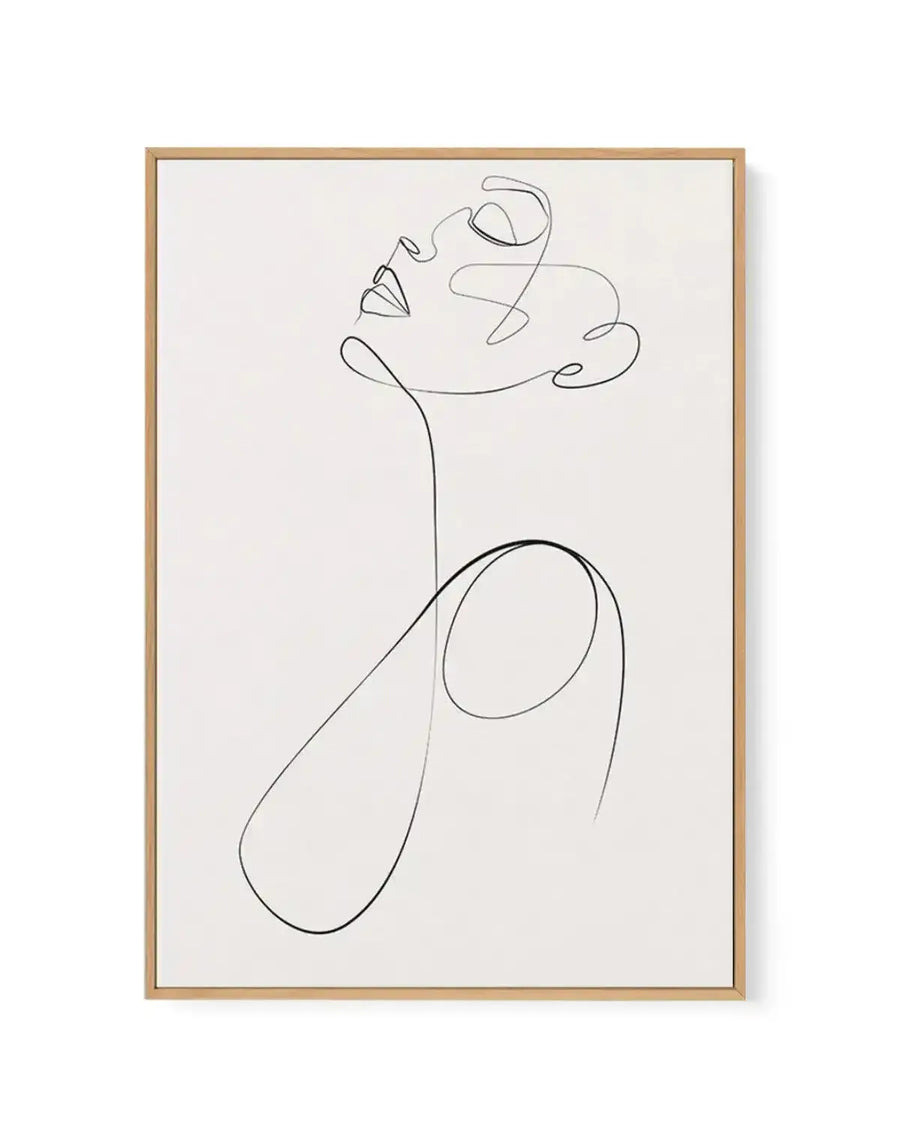 Line Figure V | Framed Canvas-CANVAS-You can shop wall art online with Olive et Oriel for everything from abstract art to fun kids wall art. Our beautiful modern art prints and canvas art are available from large canvas prints to wall art paintings and our proudly Australian artwork collection offers only the highest quality framed large wall art and canvas art Australia - You can buy fashion photography prints or Hampton print posters and paintings on canvas from Olive et Oriel and have them de