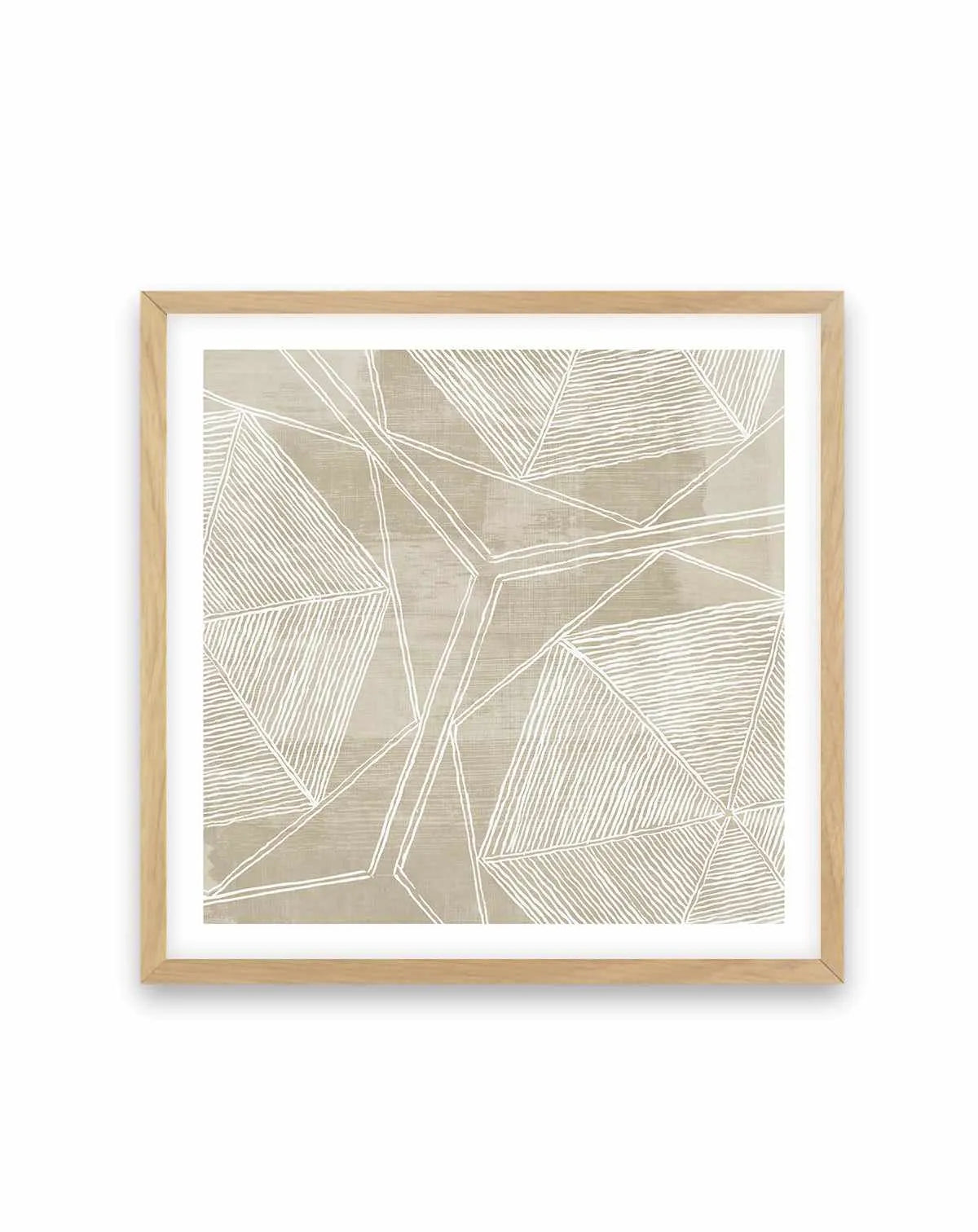 Linear Abstract I Square Art Print from Olive et Oriel where you can shop wallpaper and artworks online