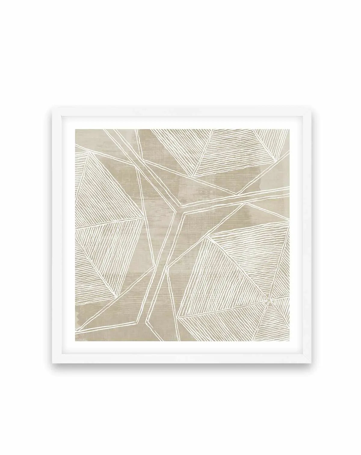 Linear Abstract I Square Art Print from Olive et Oriel where you can shop wallpaper and artworks online