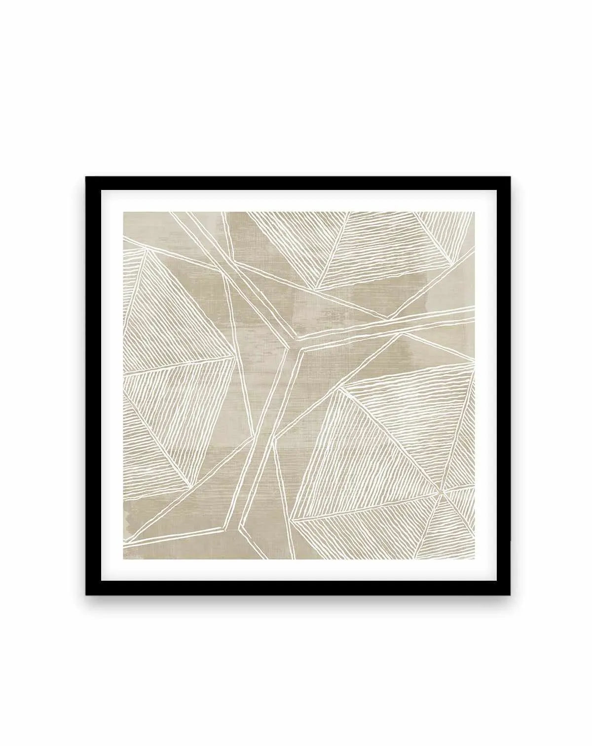 Linear Abstract I Square Art Print from Olive et Oriel where you can shop wallpaper and artworks online