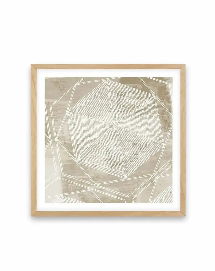 Linear Abstract II Square Art Print from Olive et Oriel where you can shop wallpaper and artworks online