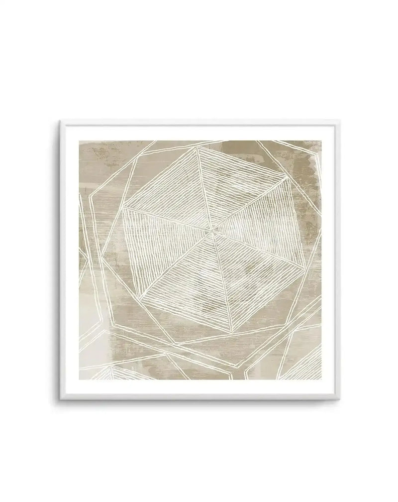 Linear Abstract II Square Art Print from Olive et Oriel where you can shop wallpaper and artworks online