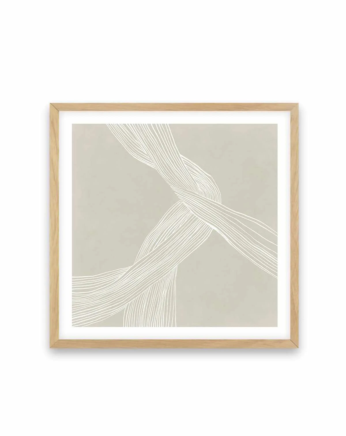 Linear Movement I Square Art Print from Olive et Oriel where you can shop wallpaper and artworks online