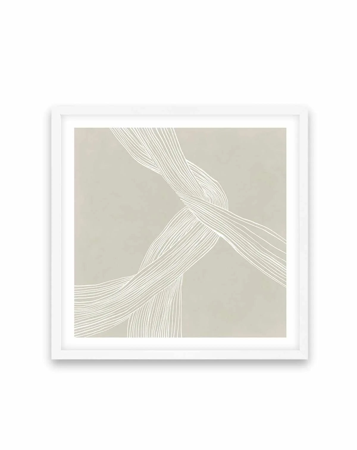 Linear Movement I Square Art Print from Olive et Oriel where you can shop wallpaper and artworks online