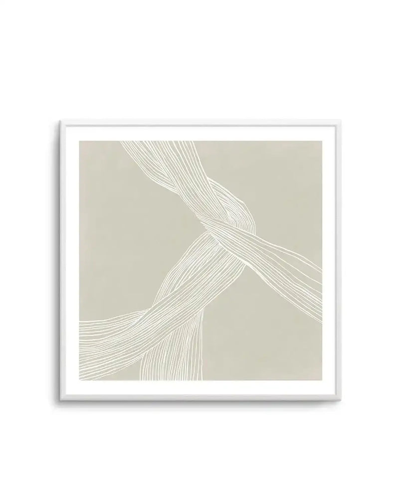 Linear Movement I Square Art Print from Olive et Oriel where you can shop wallpaper and artworks online