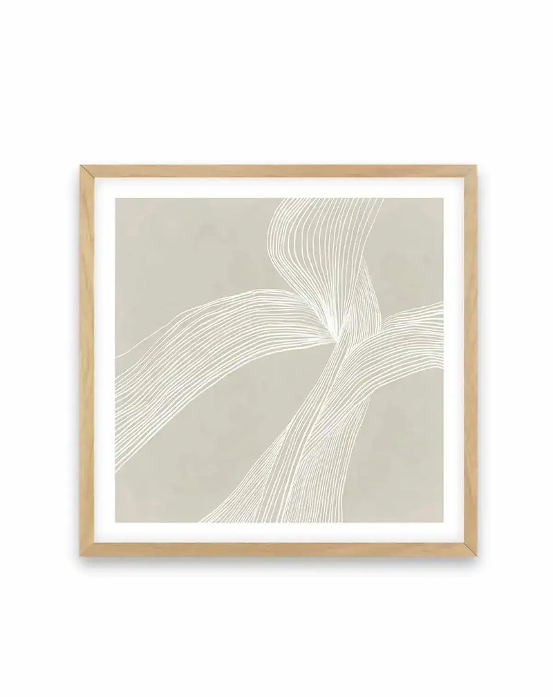 Linear Movement II Square Art Print from Olive et Oriel where you can shop wallpaper and artworks online