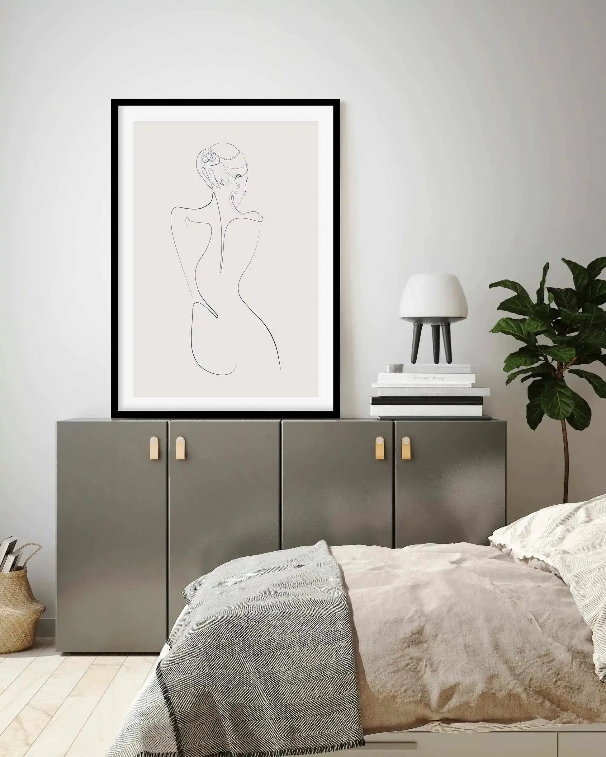 Line Figure I Art Print-PRINT-Olive et Oriel-Olive et Oriel-Buy-Australian-Art-Prints-Online-with-Olive-et-Oriel-Your-Artwork-Specialists-Austrailia-Decorate-With-Coastal-Photo-Wall-Art-Prints-From-Our-Beach-House-Artwork-Collection-Fine-Poster-and-Framed-Artwork