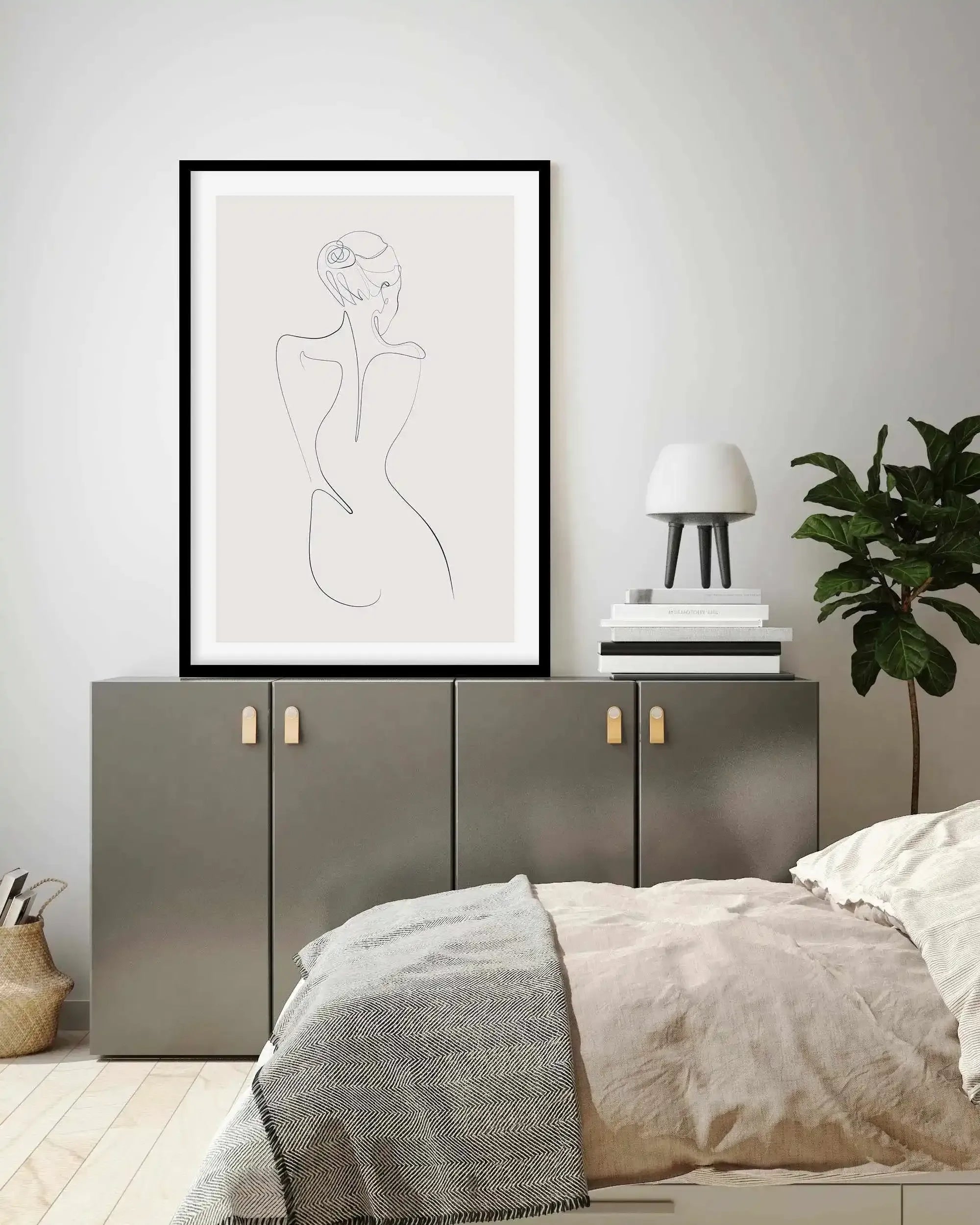 Line Figure I Art Print-PRINT-Olive et Oriel-Olive et Oriel-Buy-Australian-Art-Prints-Online-with-Olive-et-Oriel-Your-Artwork-Specialists-Austrailia-Decorate-With-Coastal-Photo-Wall-Art-Prints-From-Our-Beach-House-Artwork-Collection-Fine-Poster-and-Framed-Artwork