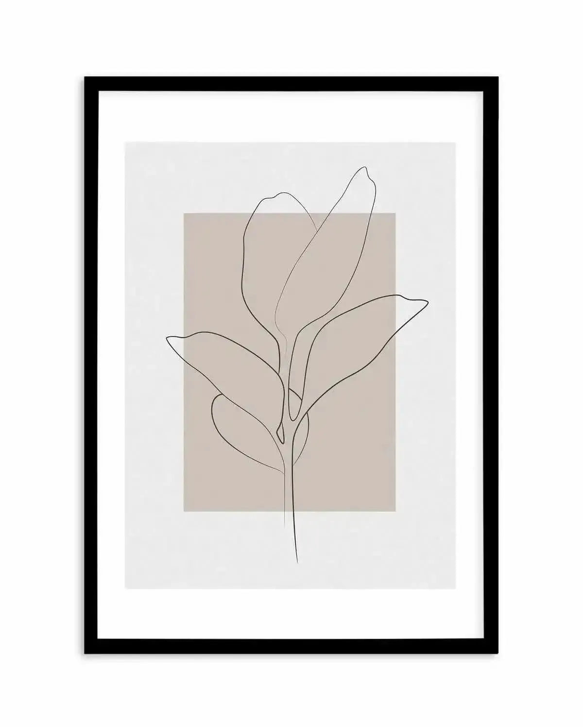 Lines of the Leaf Art Print-PRINT-Olive et Oriel-Olive et Oriel-A5 | 5.8" x 8.3" | 14.8 x 21cm-Black-With White Border-Buy-Australian-Art-Prints-Online-with-Olive-et-Oriel-Your-Artwork-Specialists-Austrailia-Decorate-With-Coastal-Photo-Wall-Art-Prints-From-Our-Beach-House-Artwork-Collection-Fine-Poster-and-Framed-Artwork