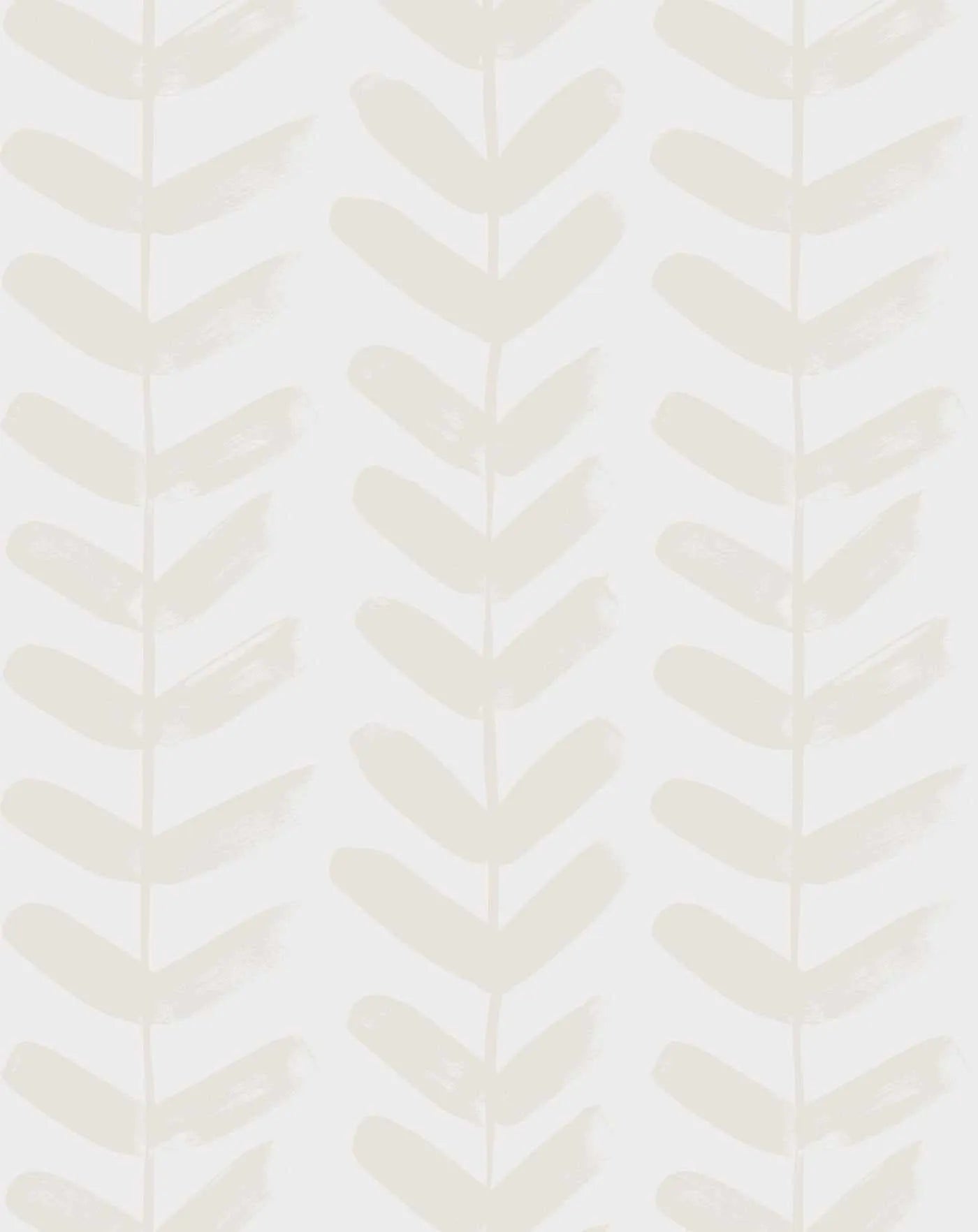 Little Leaf in Sand Wallpaper - Olive et Oriel