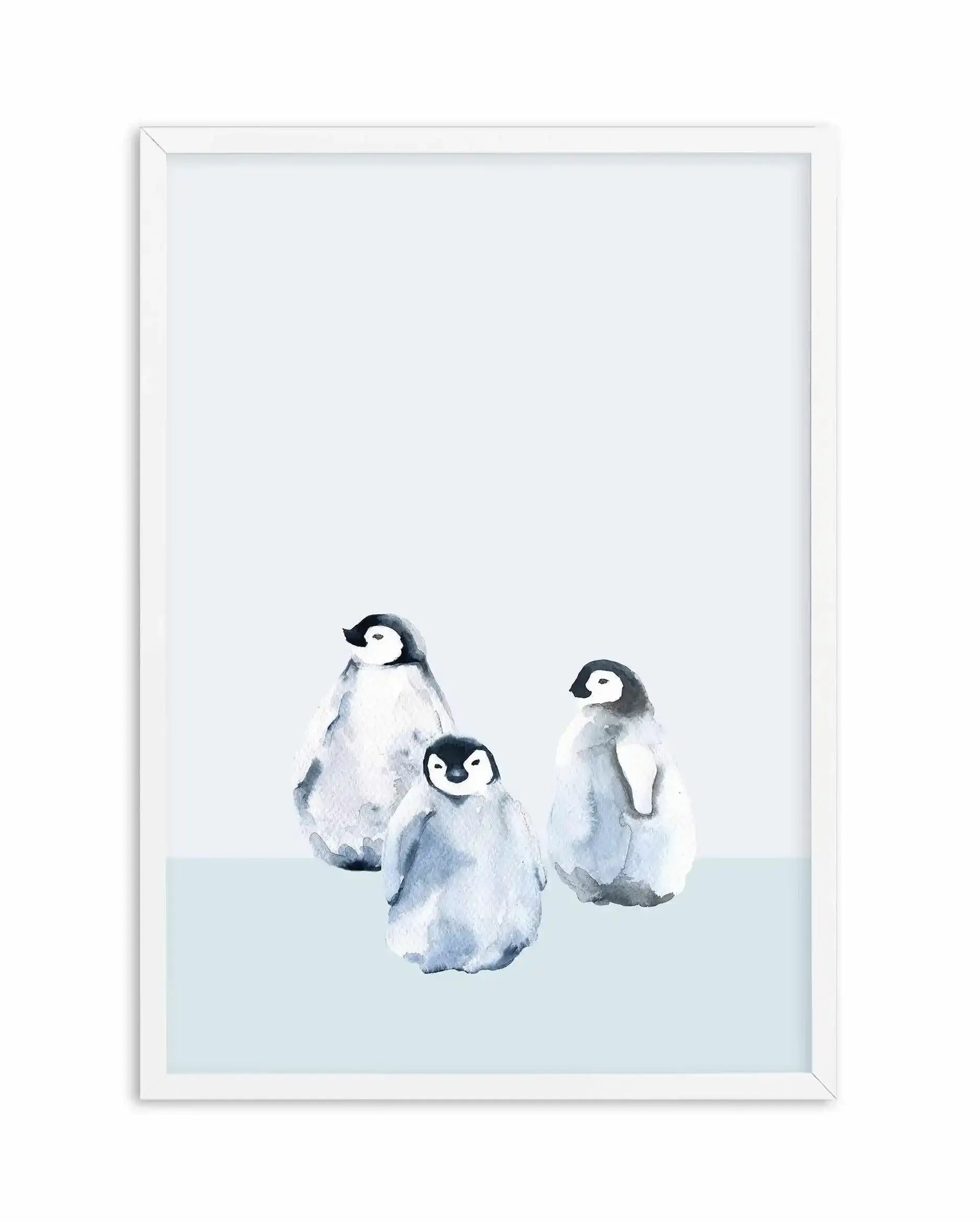 Little Penguins II Art Print-PRINT-Olive et Oriel-Olive et Oriel-A5 | 5.8" x 8.3" | 14.8 x 21cm-White-With White Border-Buy-Australian-Art-Prints-Online-with-Olive-et-Oriel-Your-Artwork-Specialists-Austrailia-Decorate-With-Coastal-Photo-Wall-Art-Prints-From-Our-Beach-House-Artwork-Collection-Fine-Poster-and-Framed-Artwork