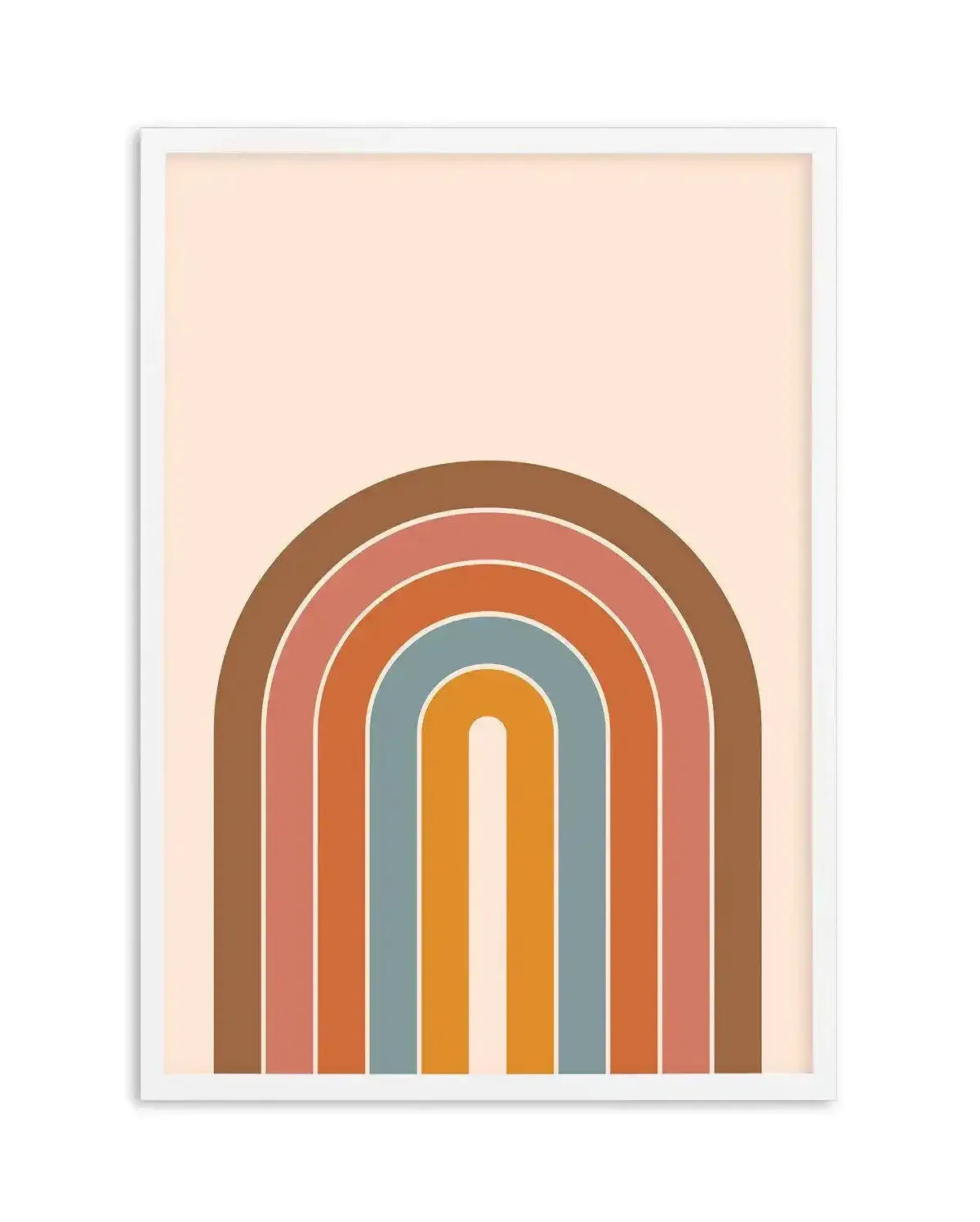 Little Retro Rainbow Art Print-PRINT-Olive et Oriel-Olive et Oriel-A5 | 5.8" x 8.3" | 14.8 x 21cm-White-With White Border-Buy-Australian-Art-Prints-Online-with-Olive-et-Oriel-Your-Artwork-Specialists-Austrailia-Decorate-With-Coastal-Photo-Wall-Art-Prints-From-Our-Beach-House-Artwork-Collection-Fine-Poster-and-Framed-Artwork