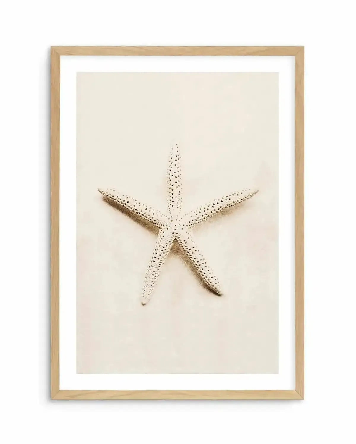 Little Starfish Art Print-PRINT-Olive et Oriel-Olive et Oriel-A5 | 5.8" x 8.3" | 14.8 x 21cm-Oak-With White Border-Buy-Australian-Art-Prints-Online-with-Olive-et-Oriel-Your-Artwork-Specialists-Austrailia-Decorate-With-Coastal-Photo-Wall-Art-Prints-From-Our-Beach-House-Artwork-Collection-Fine-Poster-and-Framed-Artwork