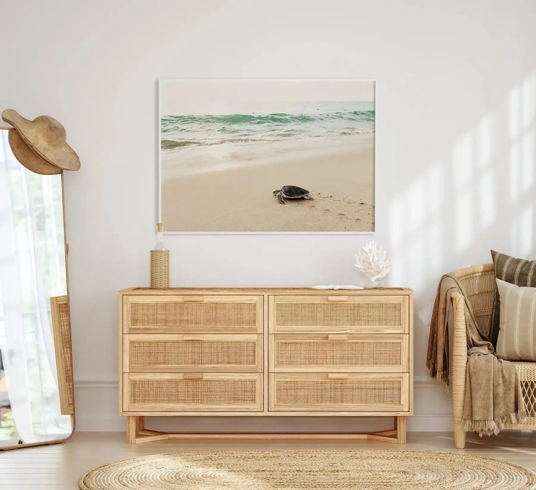 Little Turtle III Art Print-PRINT-Olive et Oriel-Olive et Oriel-Buy-Australian-Art-Prints-Online-with-Olive-et-Oriel-Your-Artwork-Specialists-Austrailia-Decorate-With-Coastal-Photo-Wall-Art-Prints-From-Our-Beach-House-Artwork-Collection-Fine-Poster-and-Framed-Artwork