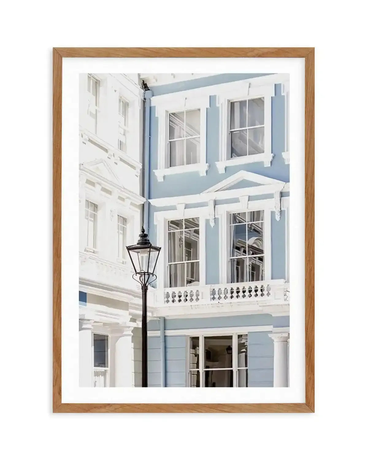London 'Blue House' Art Print-PRINT-Olive et Oriel-Olive et Oriel-Buy-Australian-Art-Prints-Online-with-Olive-et-Oriel-Your-Artwork-Specialists-Austrailia-Decorate-With-Coastal-Photo-Wall-Art-Prints-From-Our-Beach-House-Artwork-Collection-Fine-Poster-and-Framed-Artwork