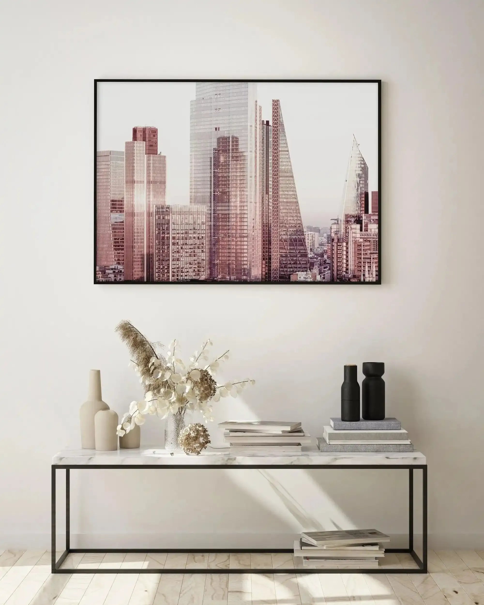 London City LS Art Print-PRINT-Olive et Oriel-Olive et Oriel-Buy-Australian-Art-Prints-Online-with-Olive-et-Oriel-Your-Artwork-Specialists-Austrailia-Decorate-With-Coastal-Photo-Wall-Art-Prints-From-Our-Beach-House-Artwork-Collection-Fine-Poster-and-Framed-Artwork