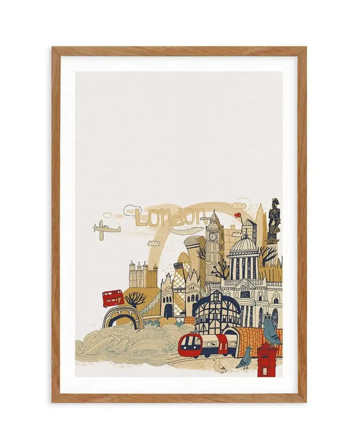 London Town Art Print-PRINT-Olive et Oriel-Olive et Oriel-Buy-Australian-Art-Prints-Online-with-Olive-et-Oriel-Your-Artwork-Specialists-Austrailia-Decorate-With-Coastal-Photo-Wall-Art-Prints-From-Our-Beach-House-Artwork-Collection-Fine-Poster-and-Framed-Artwork