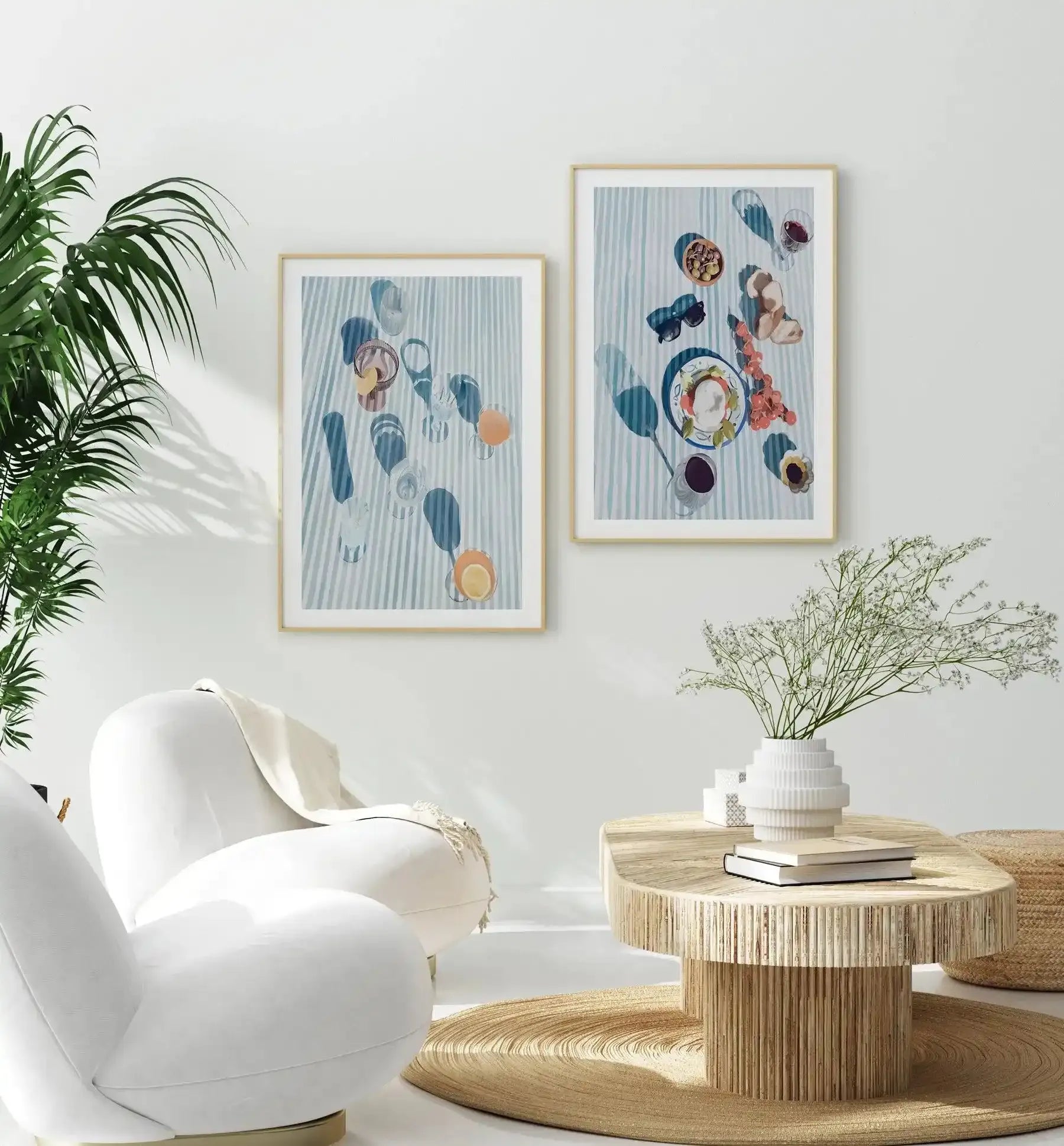 Long Lunch Art Print-PRINT-Olive et Oriel-Olive et Oriel-Buy-Australian-Art-Prints-Online-with-Olive-et-Oriel-Your-Artwork-Specialists-Austrailia-Decorate-With-Coastal-Photo-Wall-Art-Prints-From-Our-Beach-House-Artwork-Collection-Fine-Poster-and-Framed-Artwork