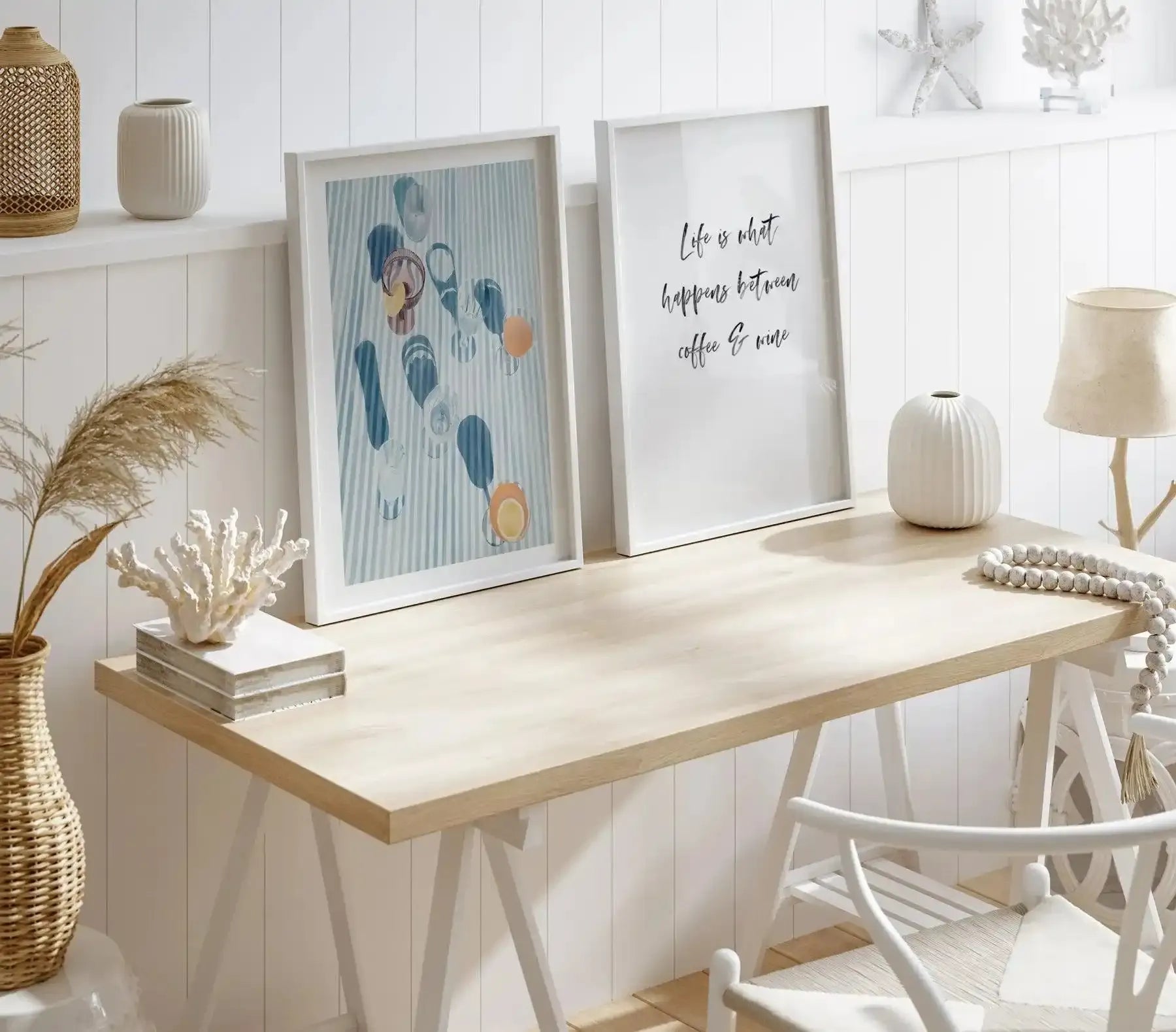 Long Lunch Art Print-PRINT-Olive et Oriel-Olive et Oriel-Buy-Australian-Art-Prints-Online-with-Olive-et-Oriel-Your-Artwork-Specialists-Austrailia-Decorate-With-Coastal-Photo-Wall-Art-Prints-From-Our-Beach-House-Artwork-Collection-Fine-Poster-and-Framed-Artwork