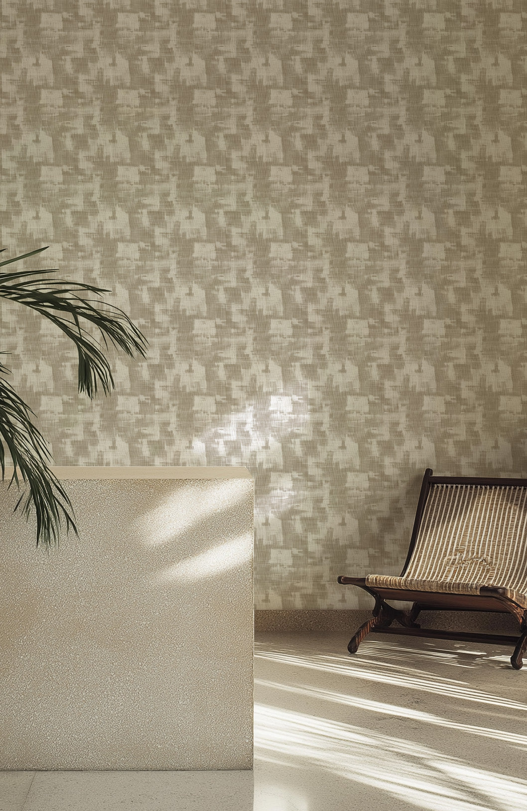 Louis in Taupe Commercial Vinyl Wallcovering-Commercial Wallcoverings-Olive et Oriel-Luxury commercial-grade embossed and textured vinyl wallcovering durable fire-rated washable stain-resistant and customizable perfect for hotels offices retail childcare healthcare and hospital spaces vinyl wallpaper