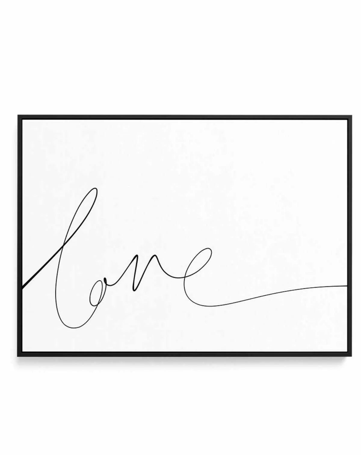 Love | Hand Scripted | Framed Canvas-CANVAS-You can shop wall art online with Olive et Oriel for everything from abstract art to fun kids wall art. Our beautiful modern art prints and canvas art are available from large canvas prints to wall art paintings and our proudly Australian artwork collection offers only the highest quality framed large wall art and canvas art Australia - You can buy fashion photography prints or Hampton print posters and paintings on canvas from Olive et Oriel and have 