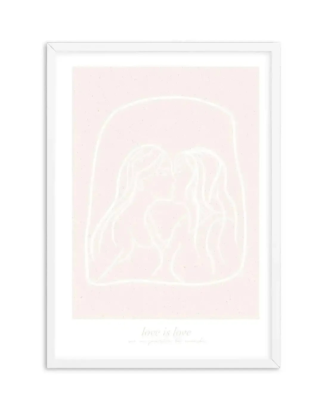 Love Is Love I Art Print-PRINT-Olive et Oriel-Olive et Oriel-A5 | 5.8" x 8.3" | 14.8 x 21cm-White-With White Border-Buy-Australian-Art-Prints-Online-with-Olive-et-Oriel-Your-Artwork-Specialists-Austrailia-Decorate-With-Coastal-Photo-Wall-Art-Prints-From-Our-Beach-House-Artwork-Collection-Fine-Poster-and-Framed-Artwork