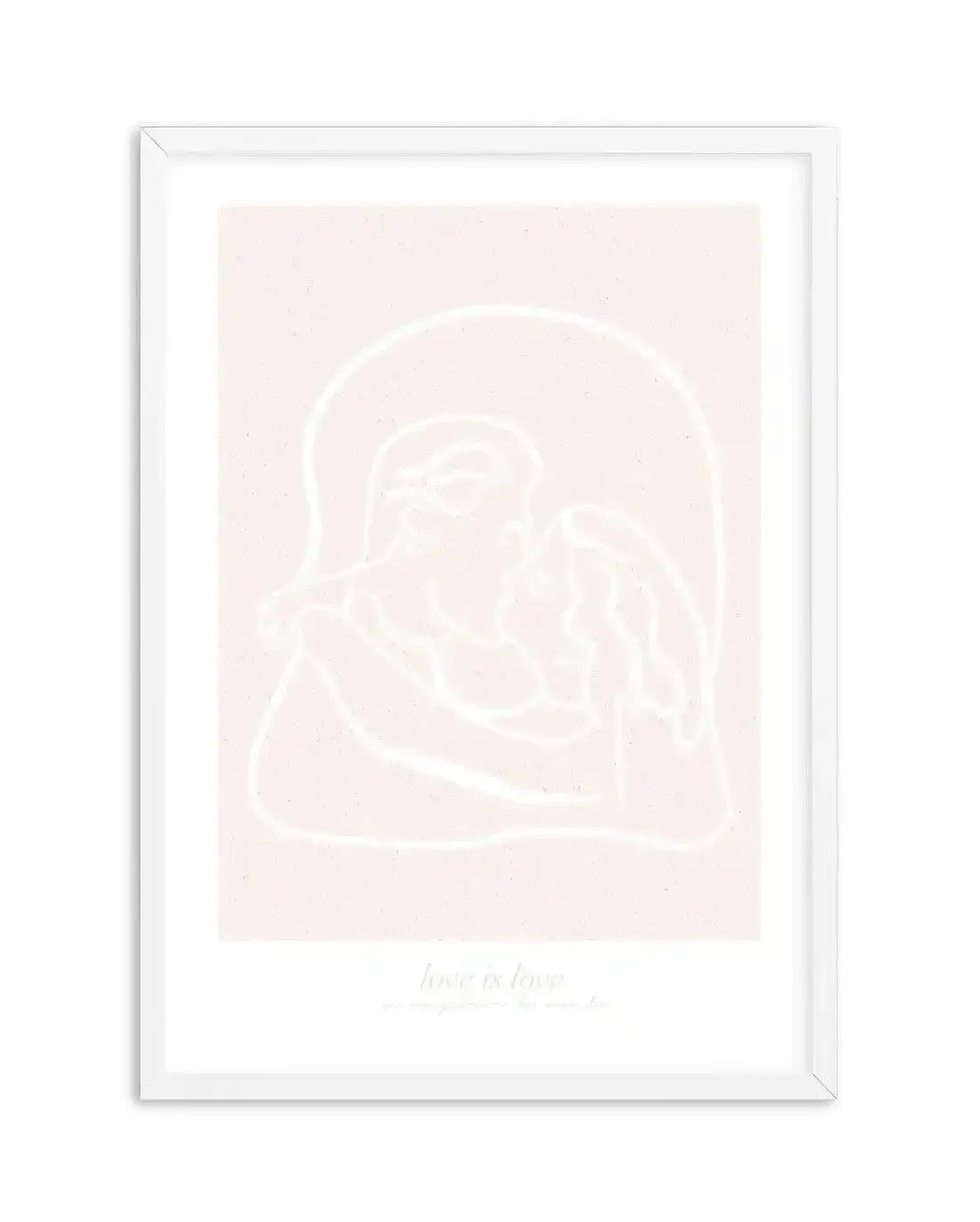 Love Is Love III Art Print-PRINT-Olive et Oriel-Olive et Oriel-A5 | 5.8" x 8.3" | 14.8 x 21cm-White-With White Border-Buy-Australian-Art-Prints-Online-with-Olive-et-Oriel-Your-Artwork-Specialists-Austrailia-Decorate-With-Coastal-Photo-Wall-Art-Prints-From-Our-Beach-House-Artwork-Collection-Fine-Poster-and-Framed-Artwork