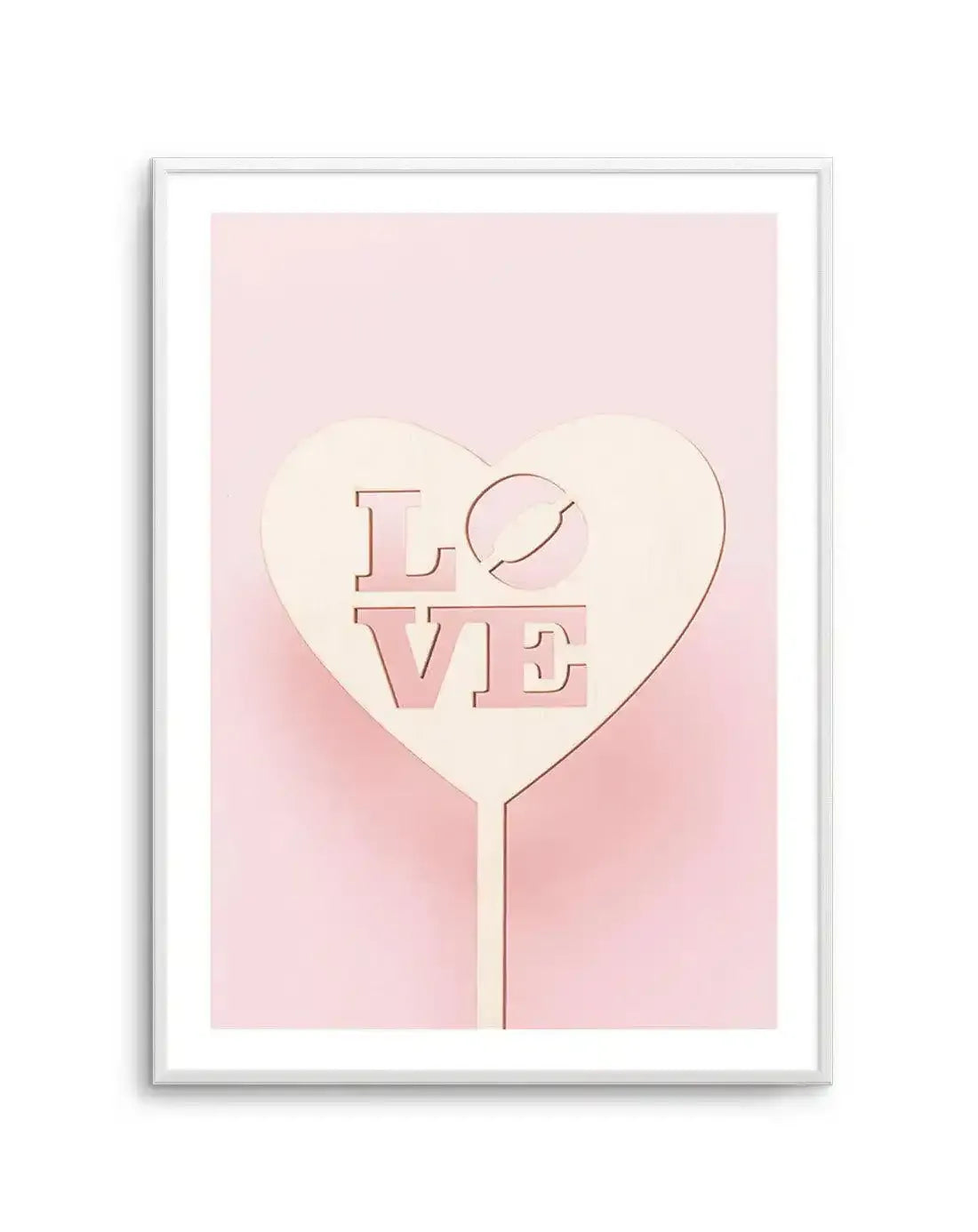 Love Sign Art Print-PRINT-Olive et Oriel-Olive et Oriel-A5 | 5.8" x 8.3" | 14.8 x 21cm-Unframed Art Print-With White Border-Buy-Australian-Art-Prints-Online-with-Olive-et-Oriel-Your-Artwork-Specialists-Austrailia-Decorate-With-Coastal-Photo-Wall-Art-Prints-From-Our-Beach-House-Artwork-Collection-Fine-Poster-and-Framed-Artwork