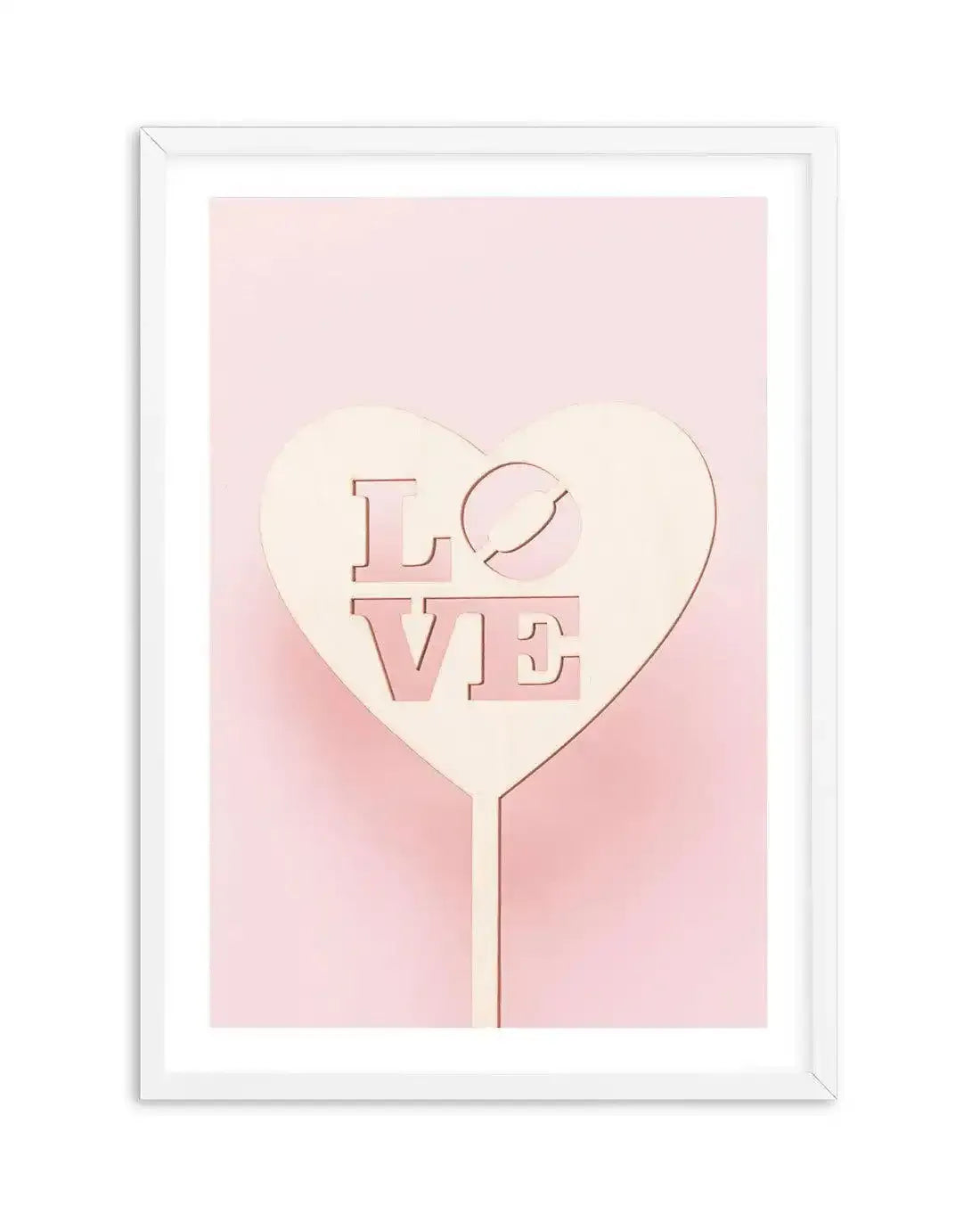 Love Sign Art Print-PRINT-Olive et Oriel-Olive et Oriel-A5 | 5.8" x 8.3" | 14.8 x 21cm-White-With White Border-Buy-Australian-Art-Prints-Online-with-Olive-et-Oriel-Your-Artwork-Specialists-Austrailia-Decorate-With-Coastal-Photo-Wall-Art-Prints-From-Our-Beach-House-Artwork-Collection-Fine-Poster-and-Framed-Artwork