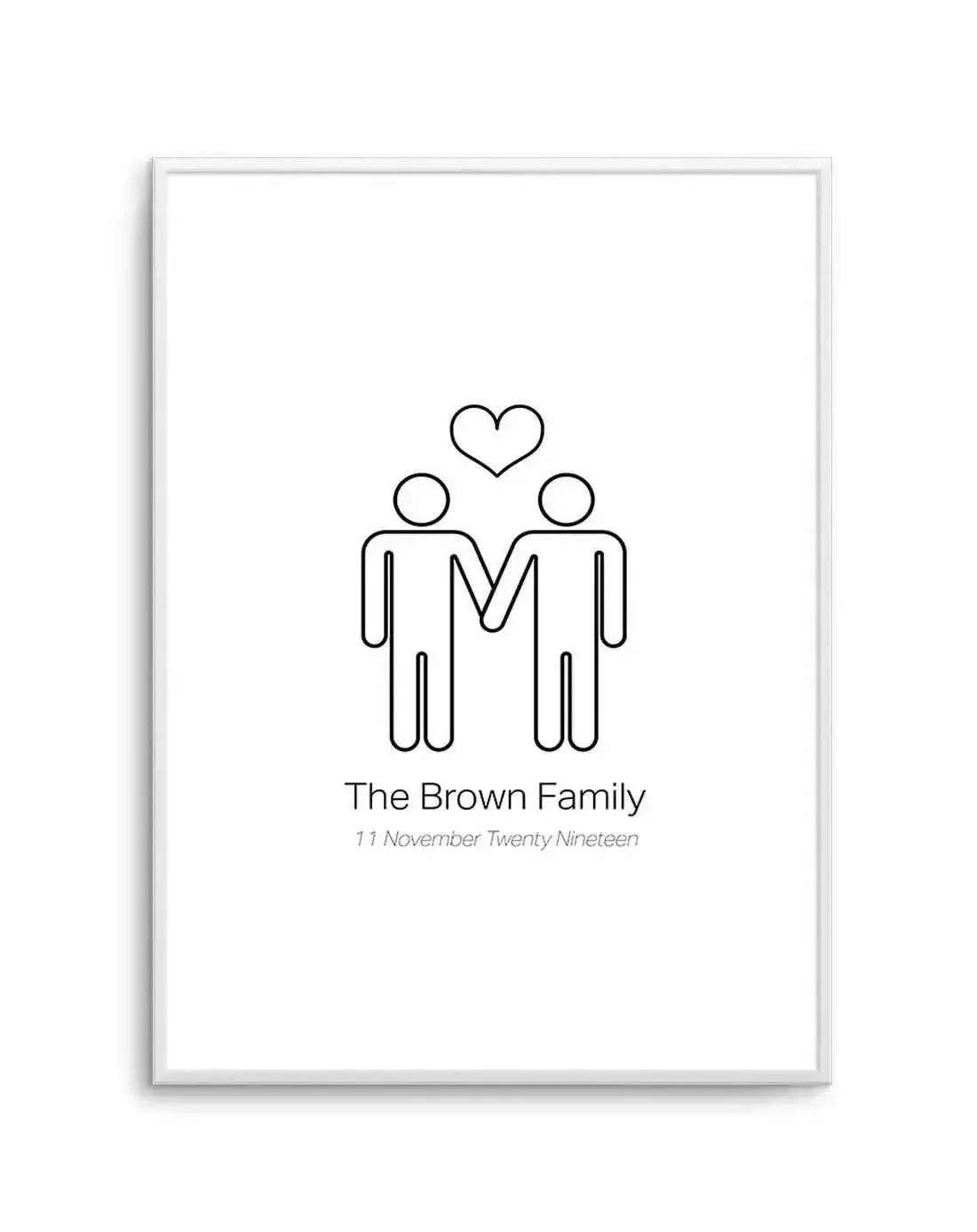 Love Wins Couple Print Art Print-PRINT-Olive et Oriel-Olive et Oriel-A5 | 5.8" x 8.3" | 14.8 x 21cm-Unframed Art Print-With White Border-Buy-Australian-Art-Prints-Online-with-Olive-et-Oriel-Your-Artwork-Specialists-Austrailia-Decorate-With-Coastal-Photo-Wall-Art-Prints-From-Our-Beach-House-Artwork-Collection-Fine-Poster-and-Framed-Artwork