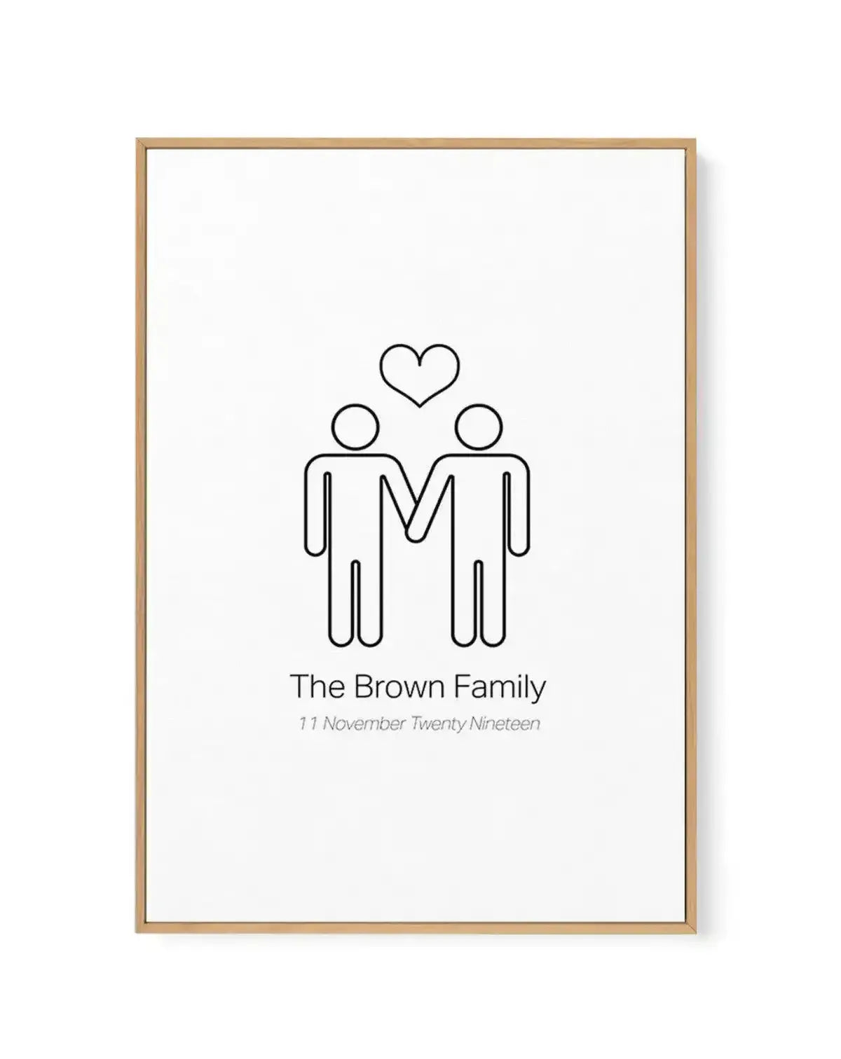 Love Wins Couple Print | Framed Canvas-CANVAS-You can shop wall art online with Olive et Oriel for everything from abstract art to fun kids wall art. Our beautiful modern art prints and canvas art are available from large canvas prints to wall art paintings and our proudly Australian artwork collection offers only the highest quality framed large wall art and canvas art Australia - You can buy fashion photography prints or Hampton print posters and paintings on canvas from Olive et Oriel and hav