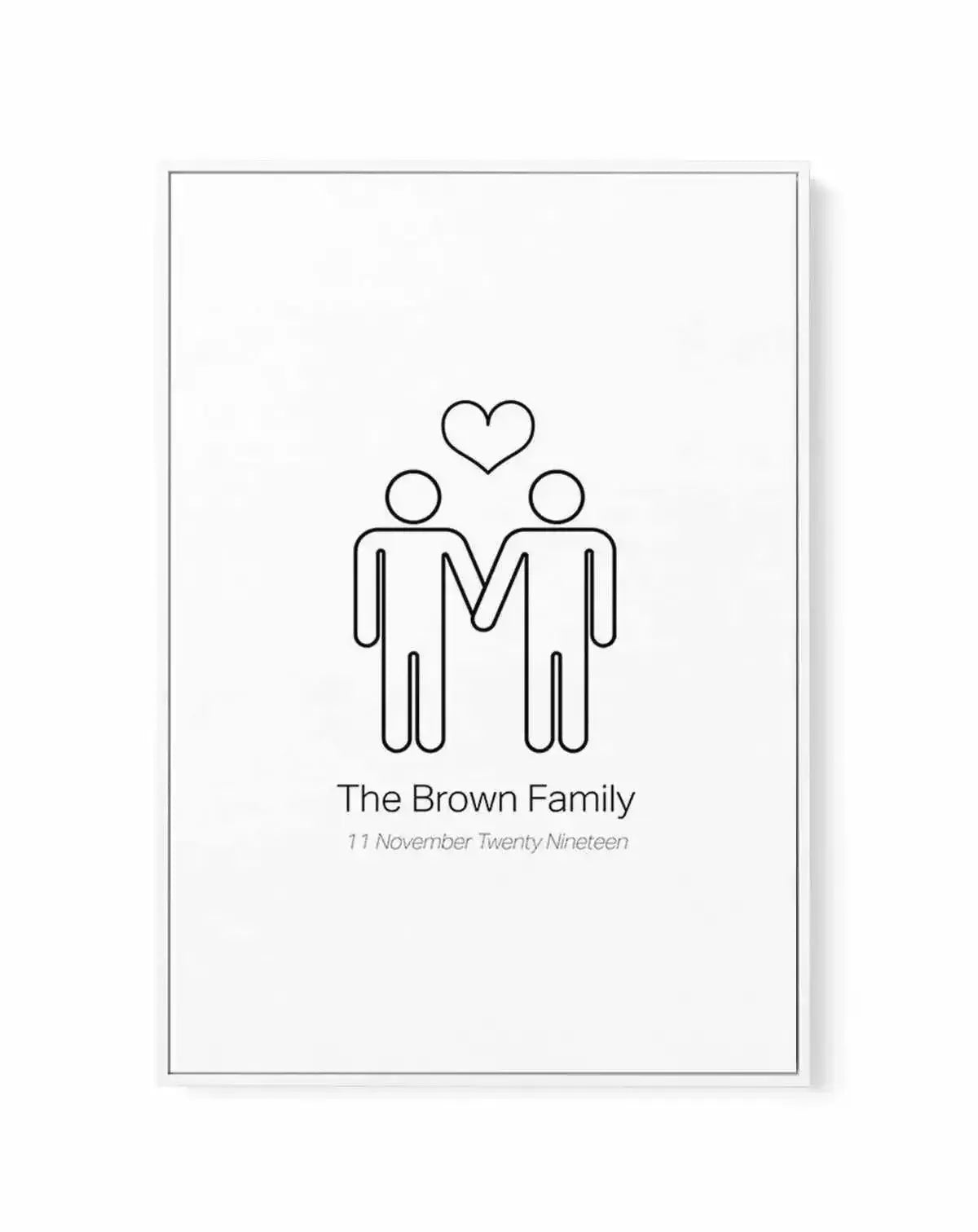 Love Wins Couple Print | Framed Canvas-CANVAS-You can shop wall art online with Olive et Oriel for everything from abstract art to fun kids wall art. Our beautiful modern art prints and canvas art are available from large canvas prints to wall art paintings and our proudly Australian artwork collection offers only the highest quality framed large wall art and canvas art Australia - You can buy fashion photography prints or Hampton print posters and paintings on canvas from Olive et Oriel and hav