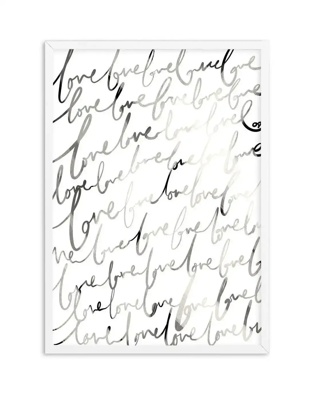 Love Written Art Print-PRINT-Olive et Oriel-Olive et Oriel-A5 | 5.8" x 8.3" | 14.8 x 21cm-White-With White Border-Buy-Australian-Art-Prints-Online-with-Olive-et-Oriel-Your-Artwork-Specialists-Austrailia-Decorate-With-Coastal-Photo-Wall-Art-Prints-From-Our-Beach-House-Artwork-Collection-Fine-Poster-and-Framed-Artwork