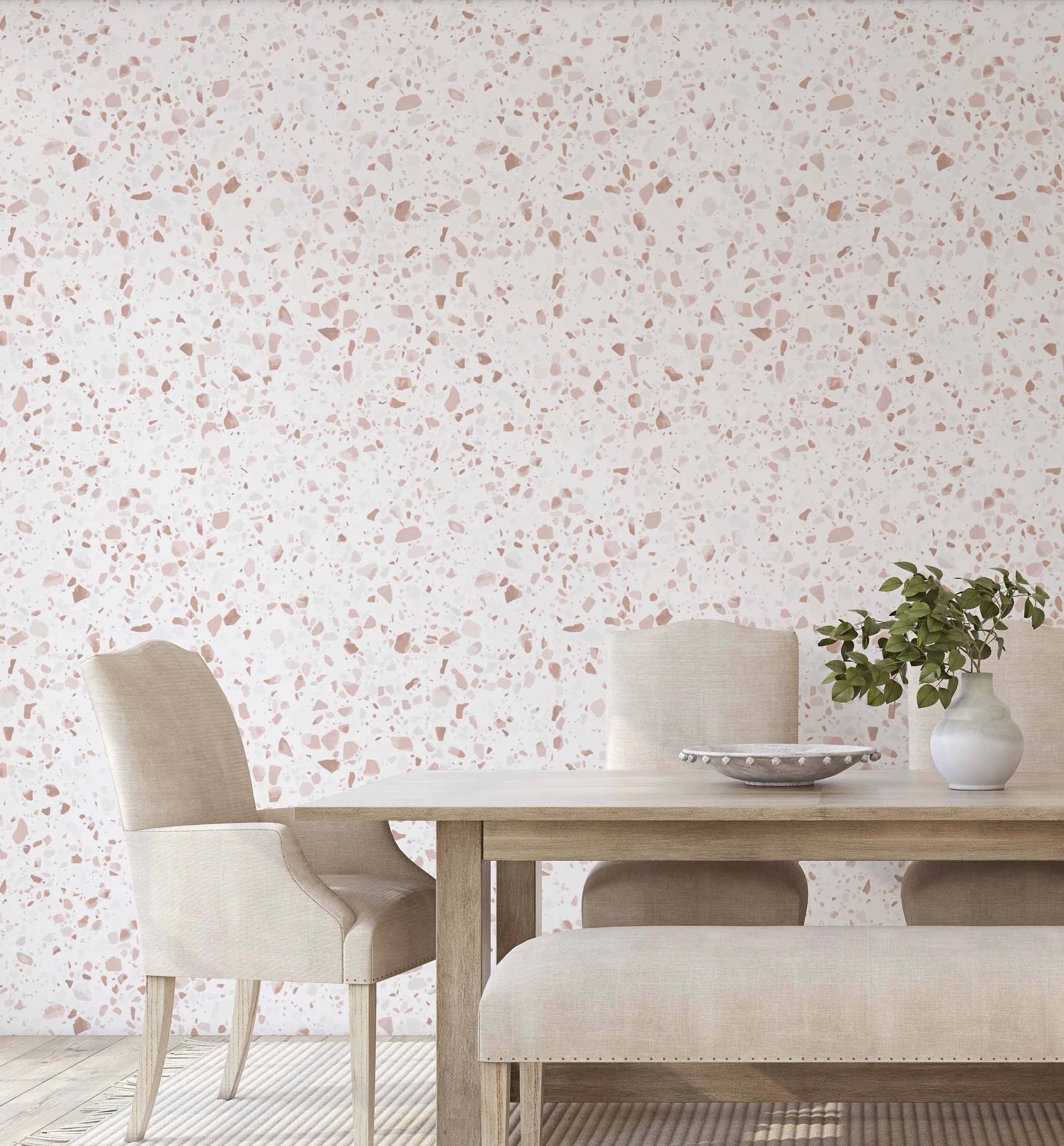 Lumiere Terrazzo Wallpaper - Olive et Oriel