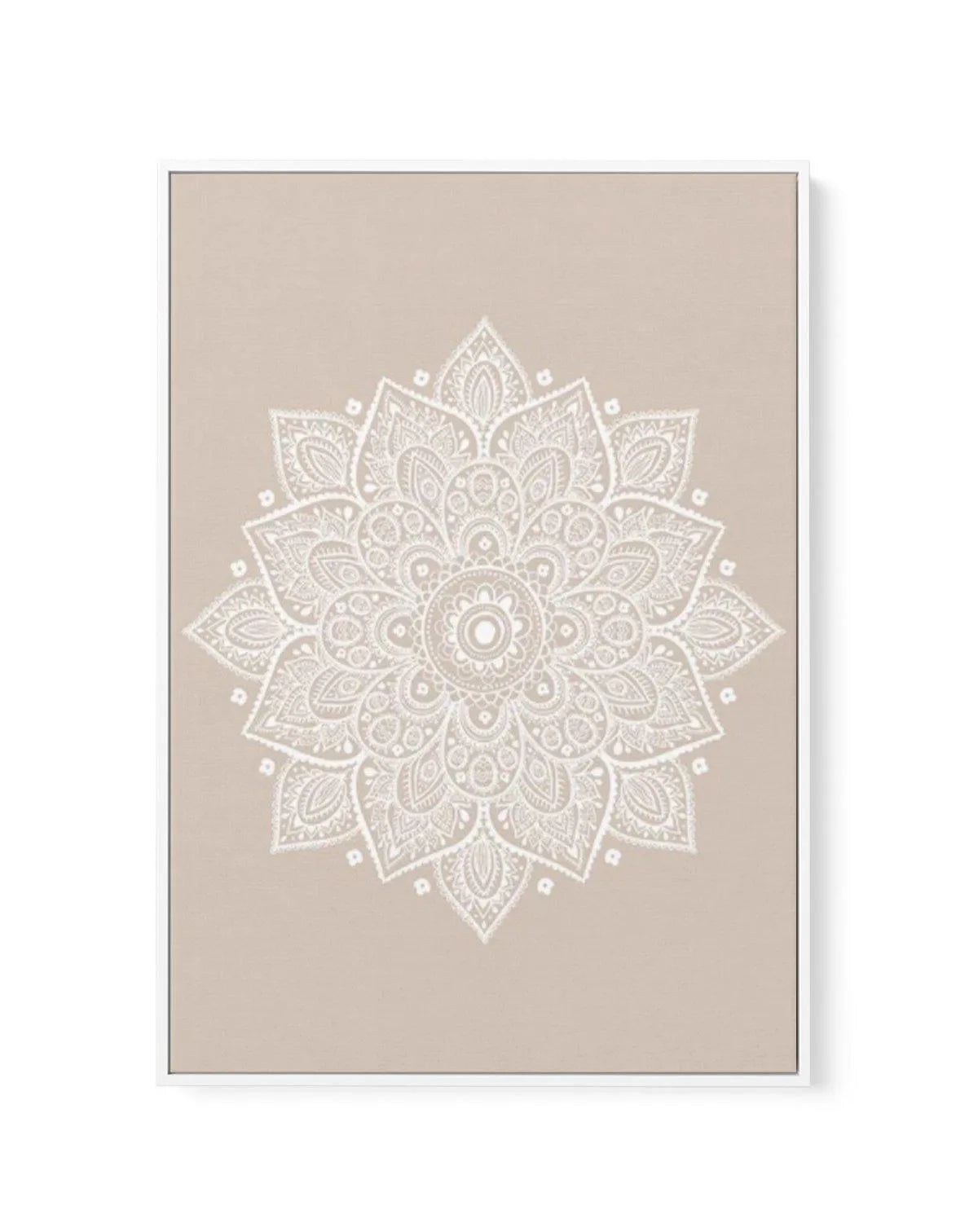 Mandala | Nude | Framed Canvas-CANVAS-You can shop wall art online with Olive et Oriel for everything from abstract art to fun kids wall art. Our beautiful modern art prints and canvas art are available from large canvas prints to wall art paintings and our proudly Australian artwork collection offers only the highest quality framed large wall art and canvas art Australia - You can buy fashion photography prints or Hampton print posters and paintings on canvas from Olive et Oriel and have them d