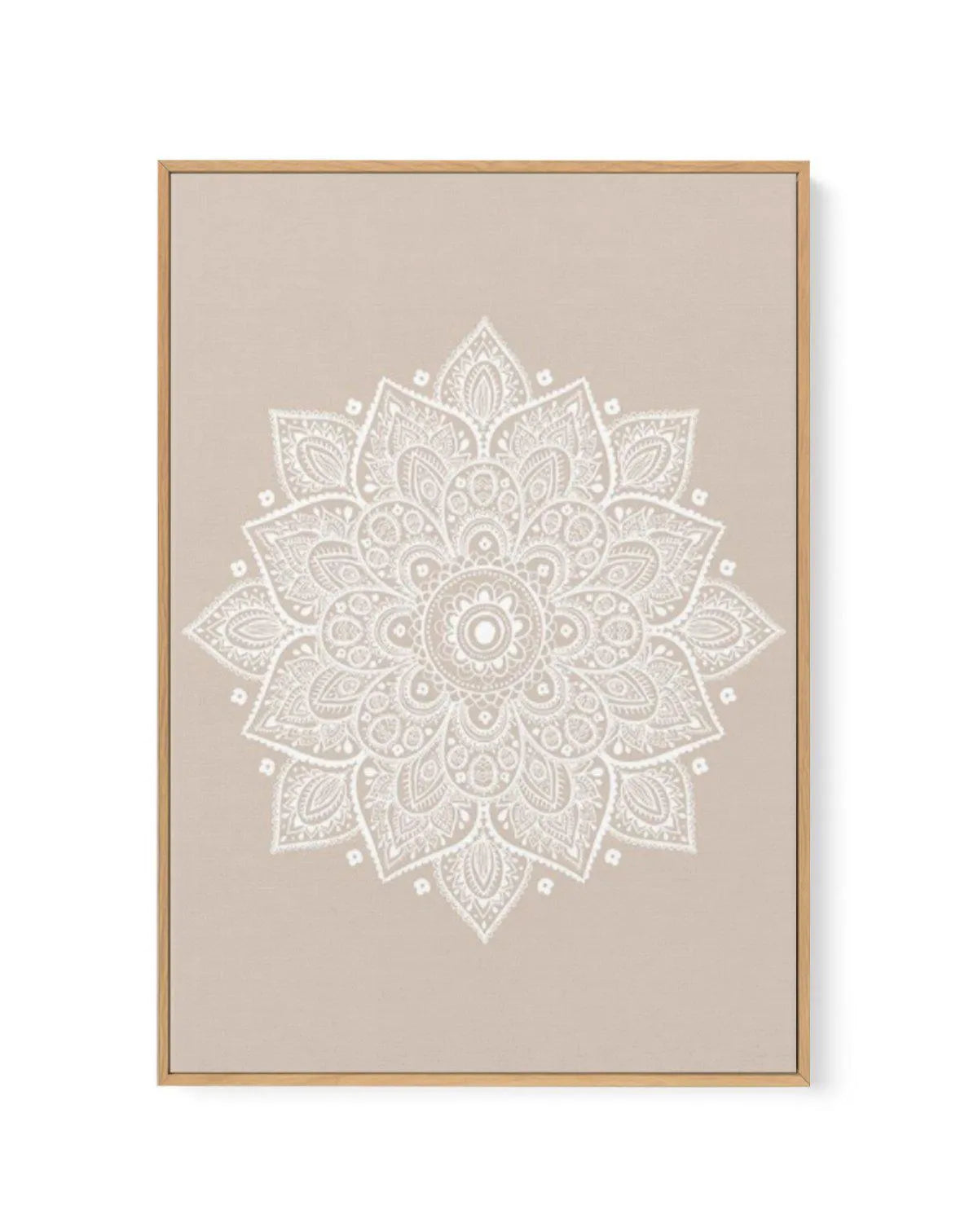 Mandala | Nude | Framed Canvas-CANVAS-You can shop wall art online with Olive et Oriel for everything from abstract art to fun kids wall art. Our beautiful modern art prints and canvas art are available from large canvas prints to wall art paintings and our proudly Australian artwork collection offers only the highest quality framed large wall art and canvas art Australia - You can buy fashion photography prints or Hampton print posters and paintings on canvas from Olive et Oriel and have them d