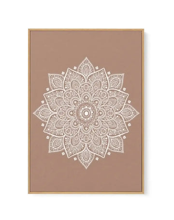 Mandala | Sienna | Framed Canvas-CANVAS-You can shop wall art online with Olive et Oriel for everything from abstract art to fun kids wall art. Our beautiful modern art prints and canvas art are available from large canvas prints to wall art paintings and our proudly Australian artwork collection offers only the highest quality framed large wall art and canvas art Australia - You can buy fashion photography prints or Hampton print posters and paintings on canvas from Olive et Oriel and have them