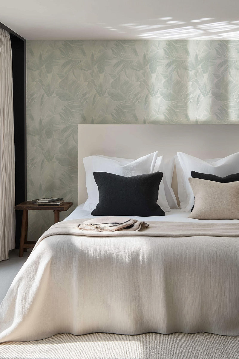 Marbella in Glacier Commercial Vinyl Wallcovering-Commercial Wallcoverings-Olive et Oriel-Luxury commercial-grade embossed and textured vinyl wallcovering durable fire-rated washable stain-resistant and customizable perfect for hotels offices retail childcare healthcare and hospital spaces vinyl wallpaper