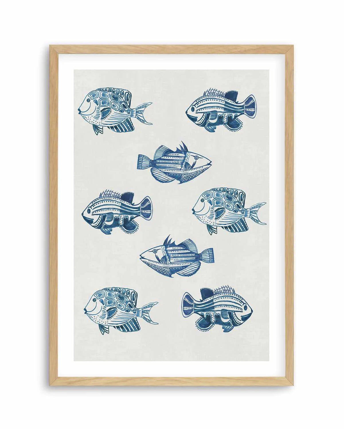 Marine Study 'Fish' Art Print from Olive et Oriel where you can shop wallpaper and artworks online
