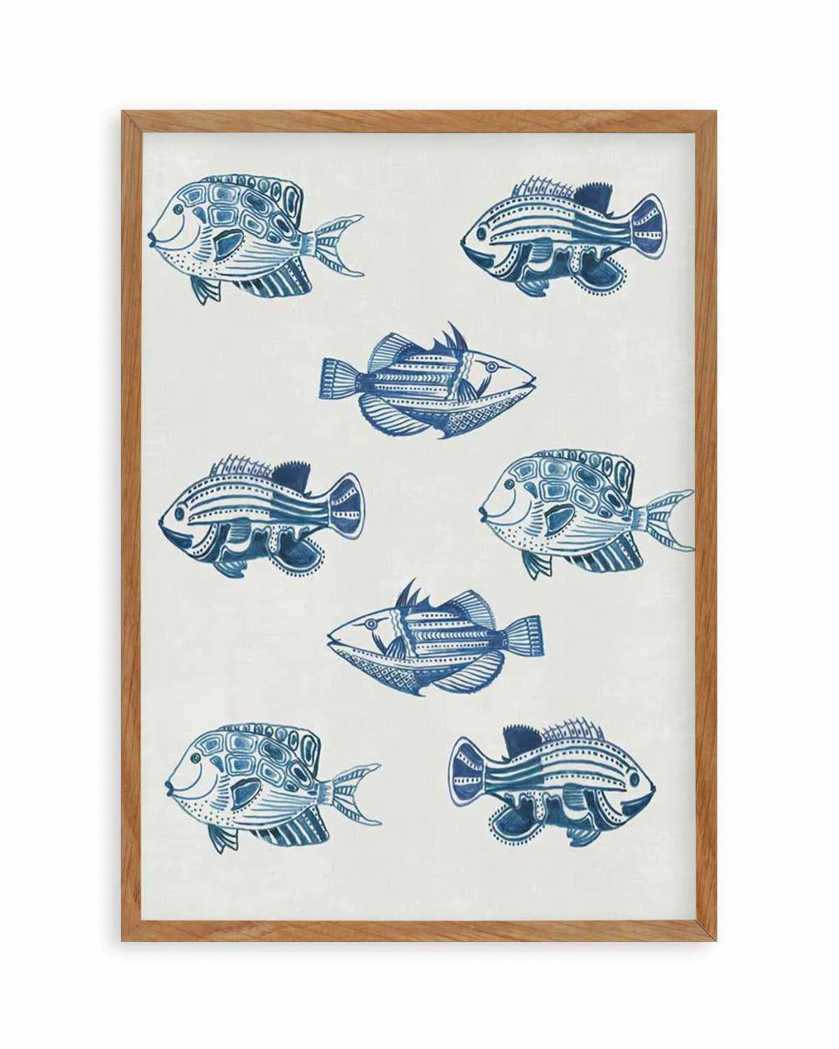 Marine Study 'Fish' Art Print from Olive et Oriel where you can shop wallpaper and artworks online