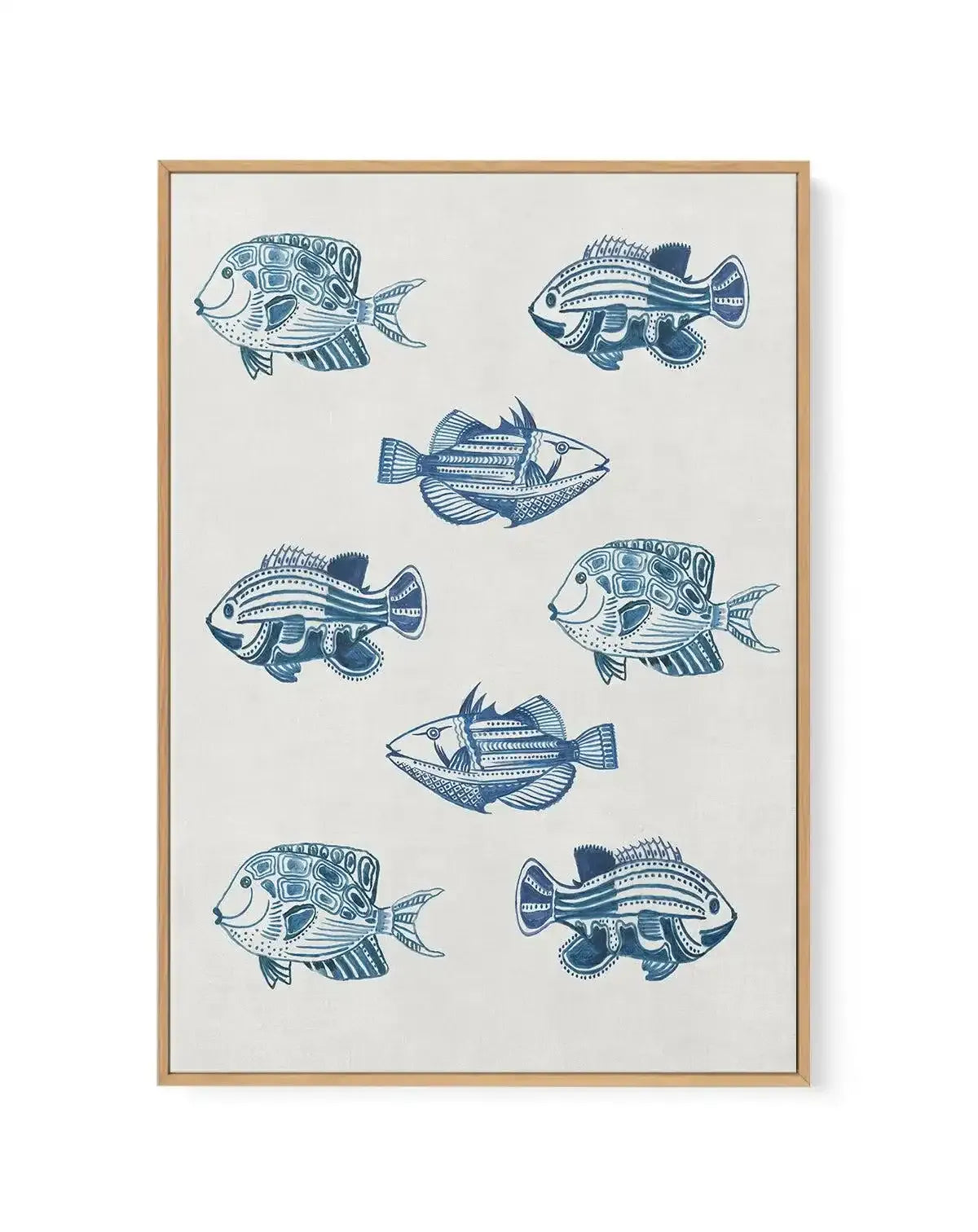 Marine Study 'Fish' | Framed Canvas-CANVAS-You can shop wall art online with Olive et Oriel for everything from abstract art to fun kids wall art. Our beautiful modern art prints and canvas art are available from large canvas prints to wall art paintings and our proudly Australian artwork collection offers only the highest quality framed large wall art and canvas art Australia - You can buy fashion photography prints or Hampton print posters and paintings on canvas from Olive et Oriel and have t