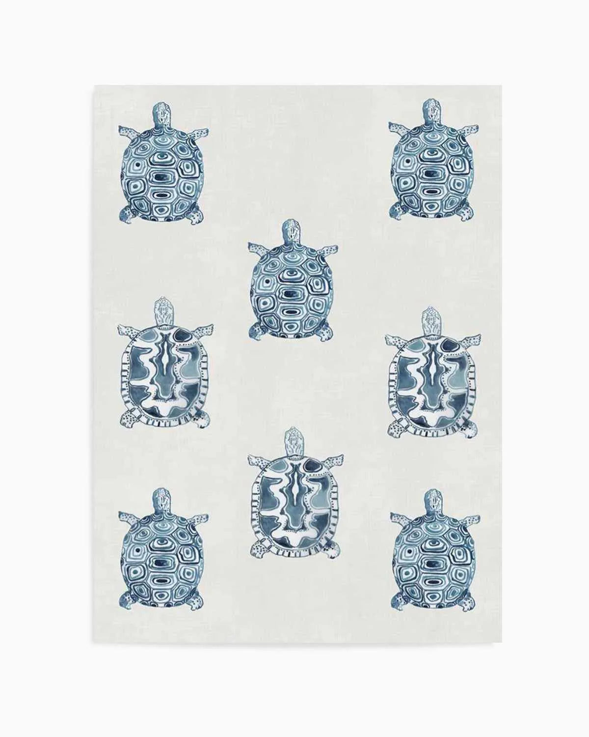Marine Study 'Turtle' Art Print from Olive et Oriel where you can shop wallpaper and artworks online