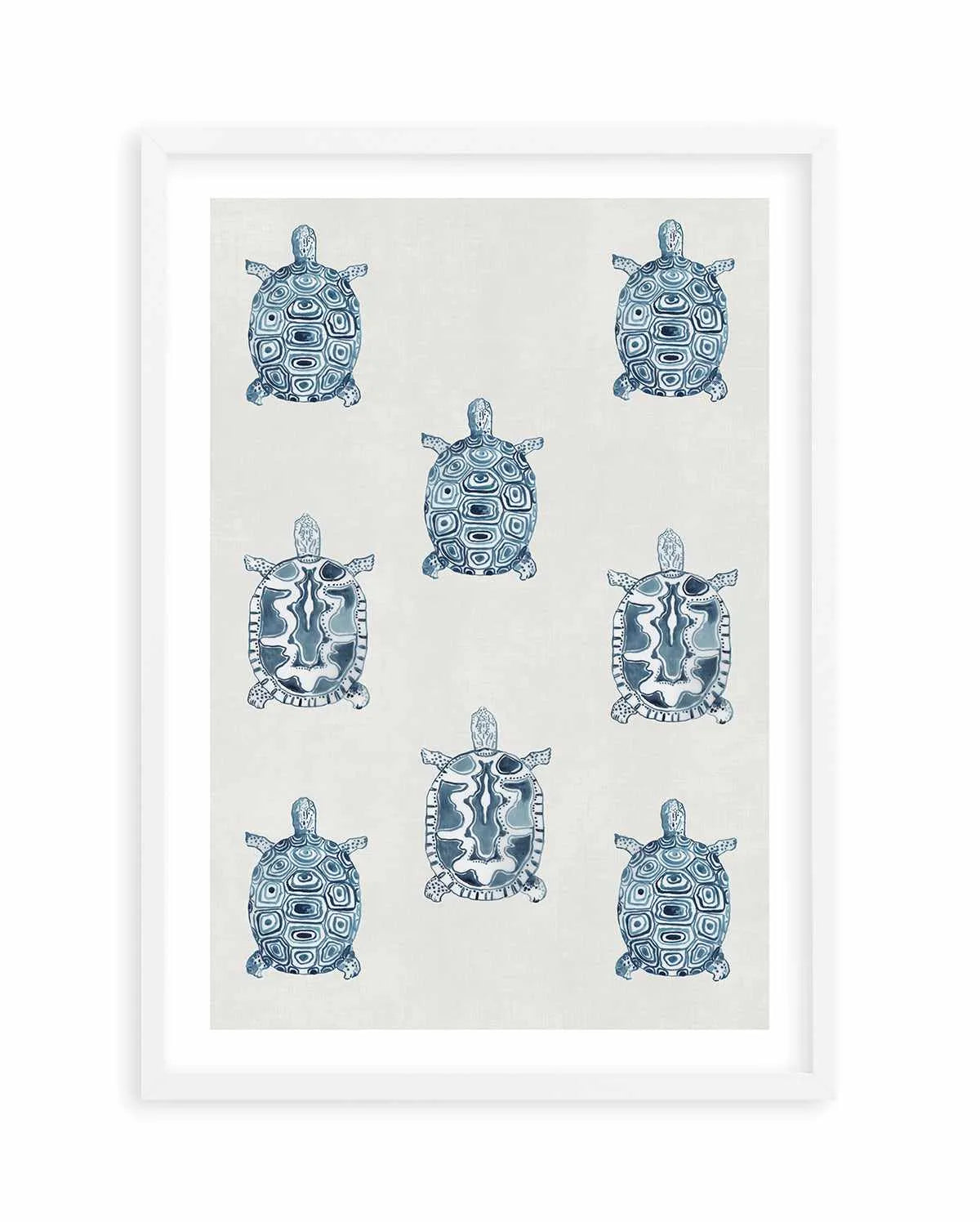 Marine Study 'Turtle' Art Print from Olive et Oriel where you can shop wallpaper and artworks online