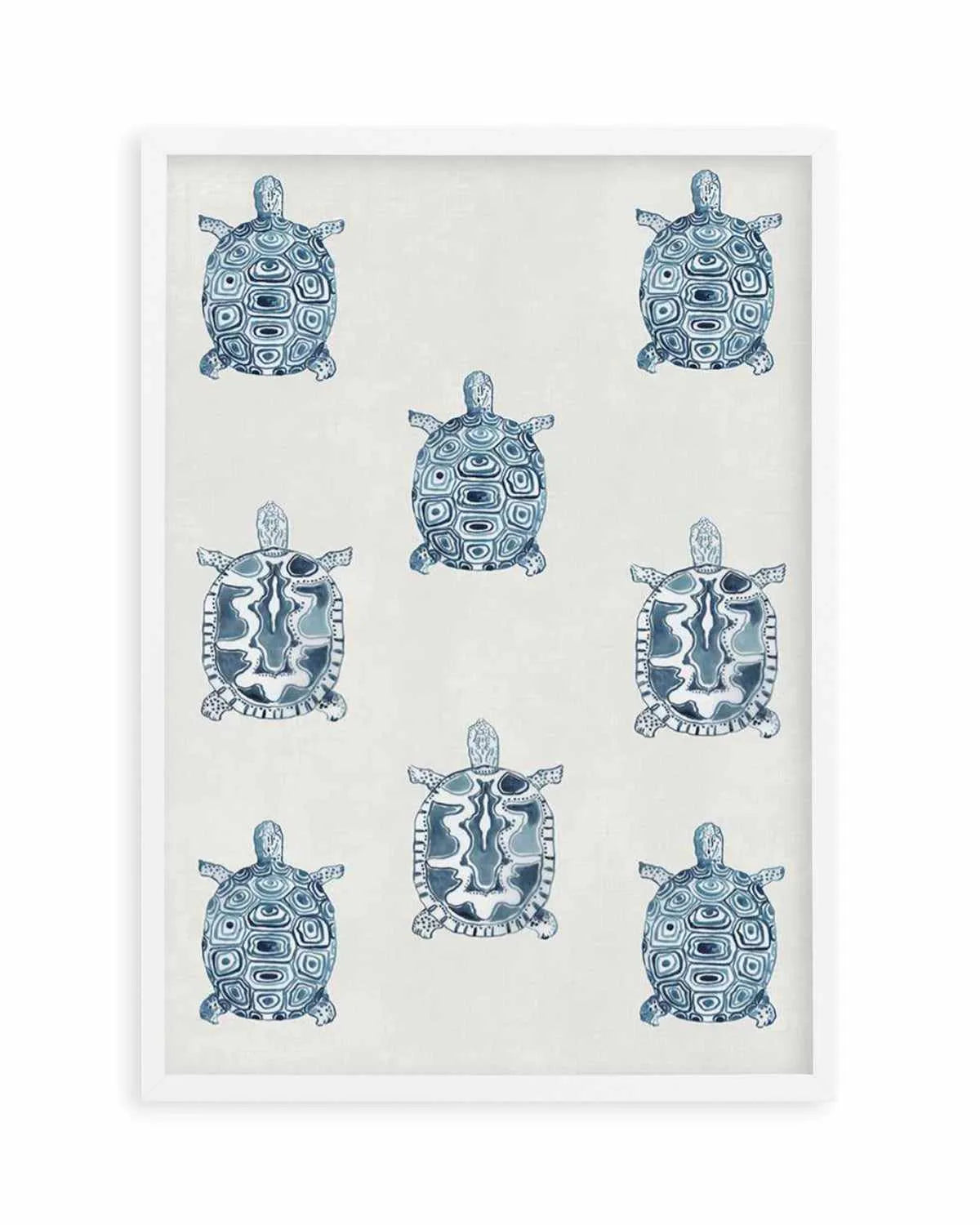 Marine Study 'Turtle' Art Print from Olive et Oriel where you can shop wallpaper and artworks online