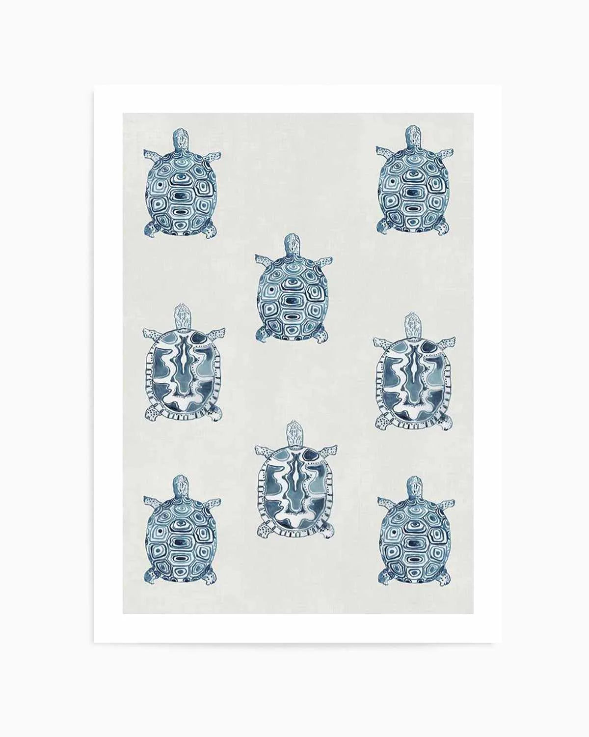Marine Study 'Turtle' Art Print from Olive et Oriel where you can shop wallpaper and artworks online