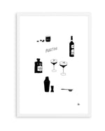 Martini Black by Anne Korako | Art Print