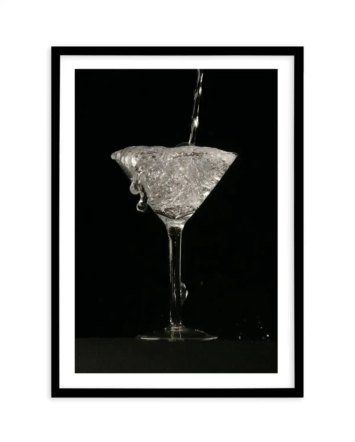 Martini Cocktail | PT Art Print-PRINT-Olive et Oriel-Olive et Oriel-A5 | 5.8" x 8.3" | 14.8 x 21cm-Black-With White Border-Buy-Australian-Art-Prints-Online-with-Olive-et-Oriel-Your-Artwork-Specialists-Austrailia-Decorate-With-Coastal-Photo-Wall-Art-Prints-From-Our-Beach-House-Artwork-Collection-Fine-Poster-and-Framed-Artwork