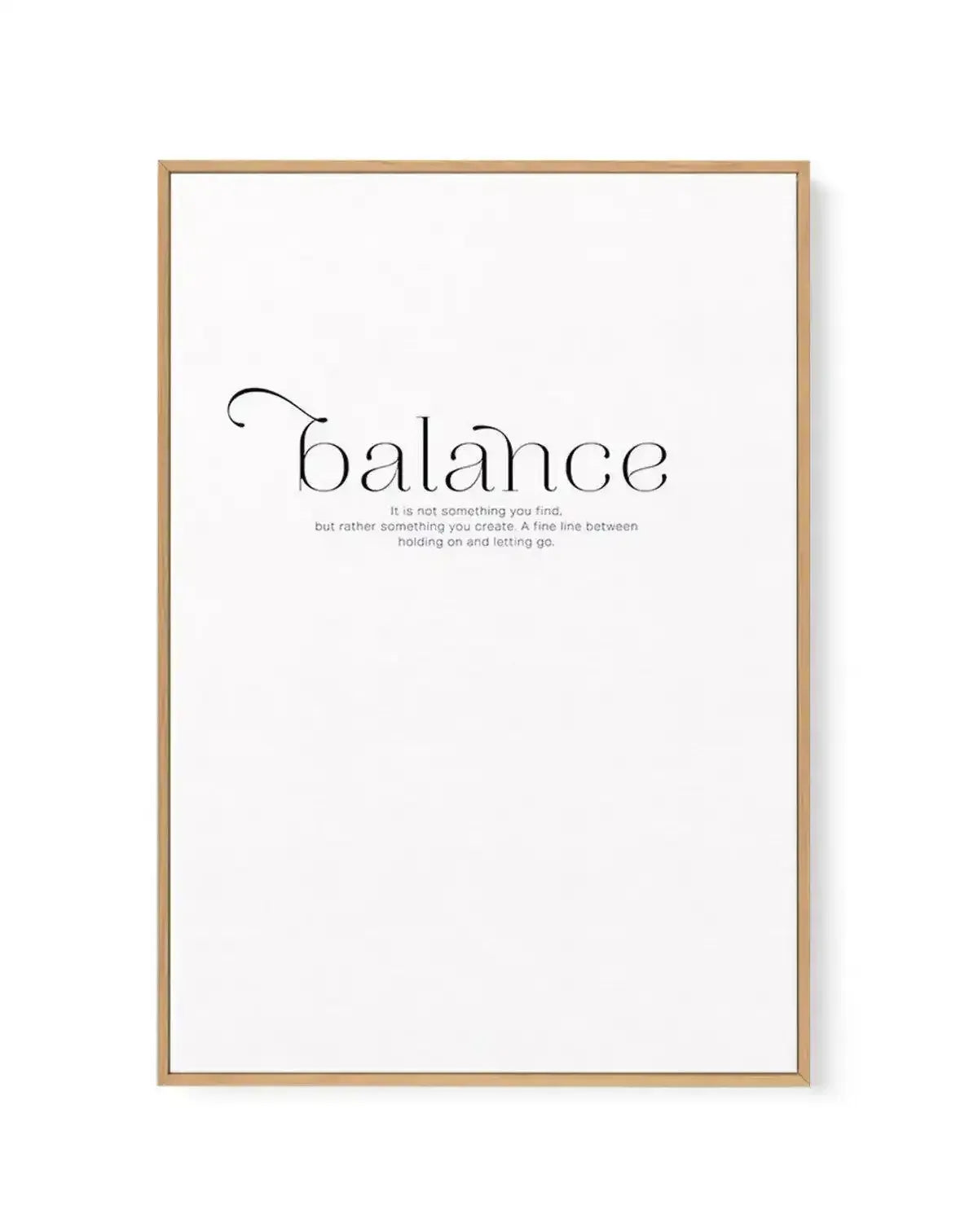 Meaning Of Balance | Framed Canvas-CANVAS-You can shop wall art online with Olive et Oriel for everything from abstract art to fun kids wall art. Our beautiful modern art prints and canvas art are available from large canvas prints to wall art paintings and our proudly Australian artwork collection offers only the highest quality framed large wall art and canvas art Australia - You can buy fashion photography prints or Hampton print posters and paintings on canvas from Olive et Oriel and have th