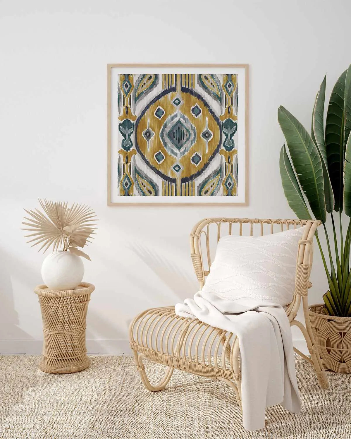 Mediterranean Tile I Art Print from Olive et Oriel where you can shop wallpaper and artworks online
